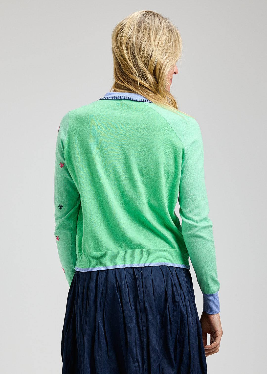 Blossoms Hand Work Cardi