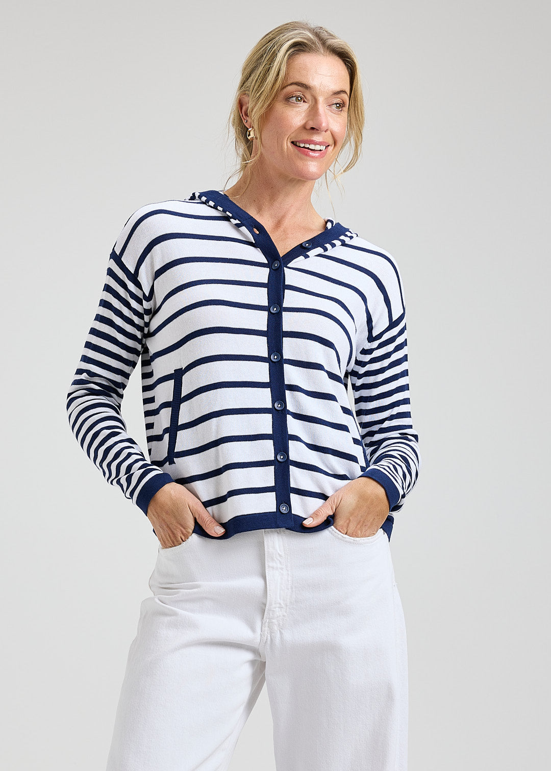 Multi Stripe Hoodie