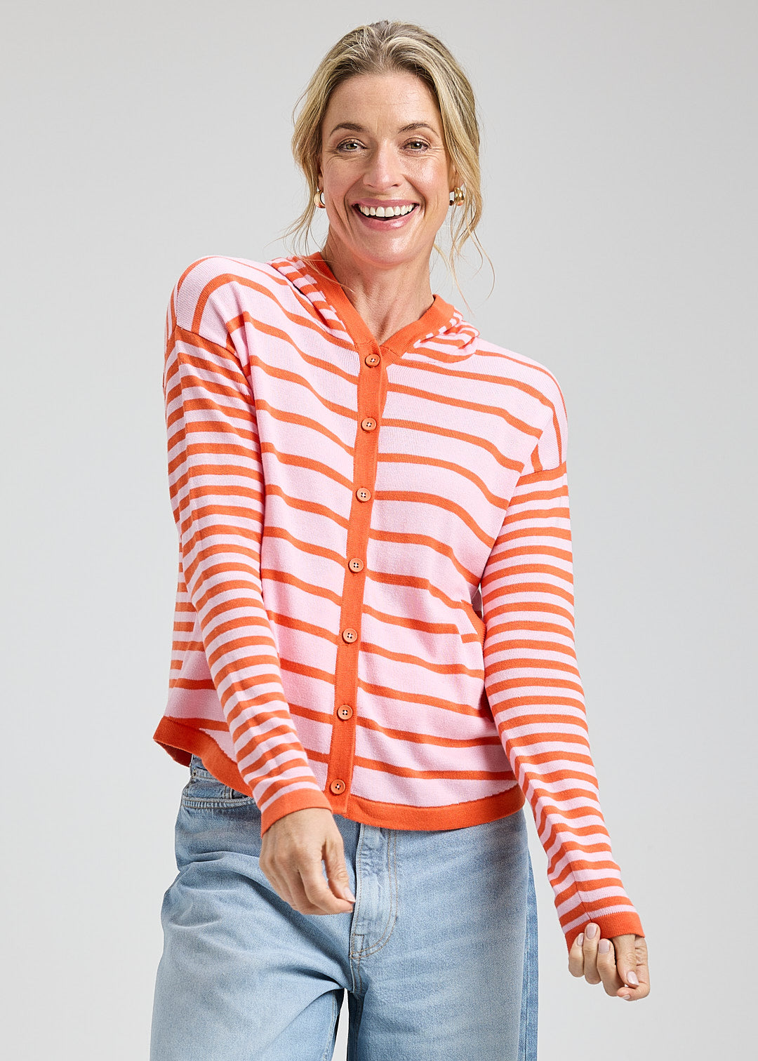 Multi Stripe Hoodie