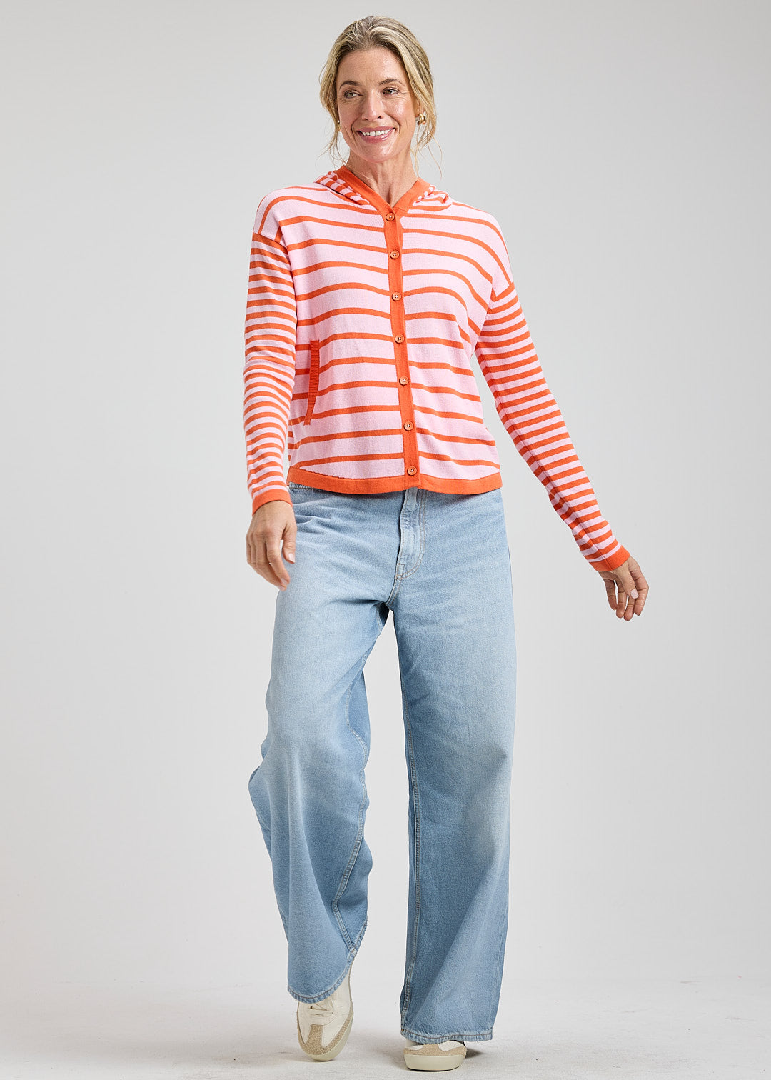 Multi Stripe Hoodie