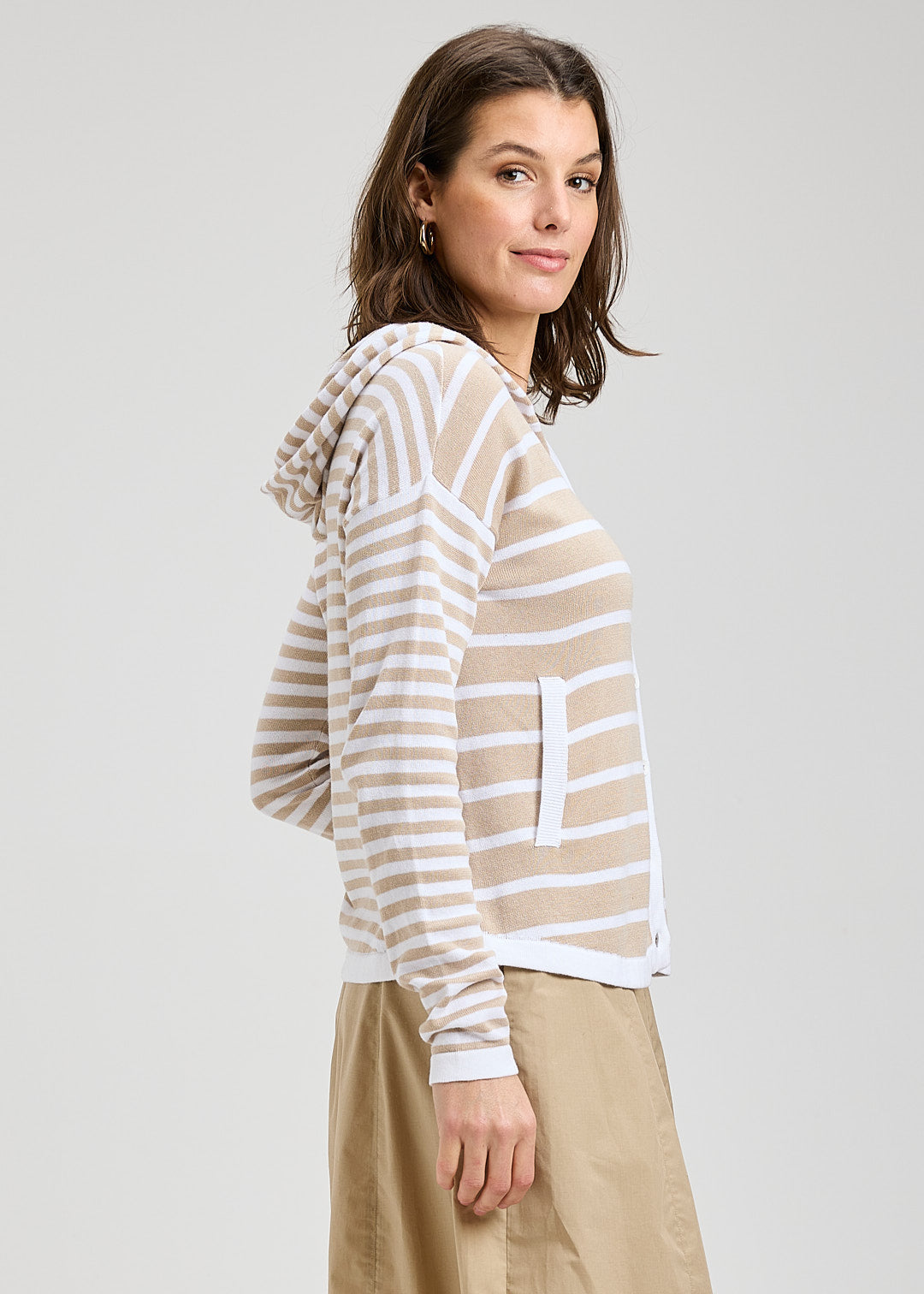 Multi Stripe Hoodie