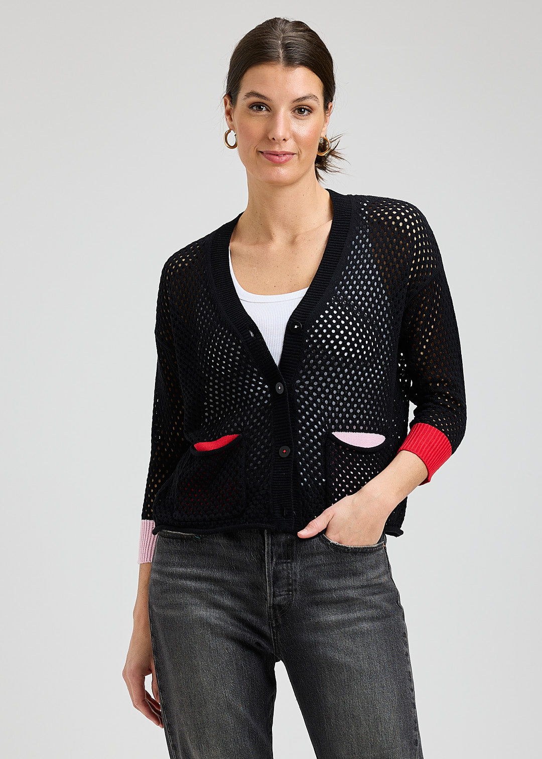 Holey Pocket Cardi
