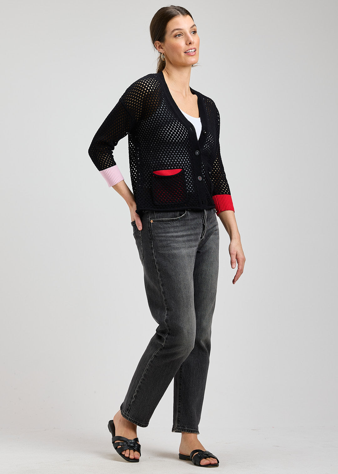 Holey Pocket Cardi