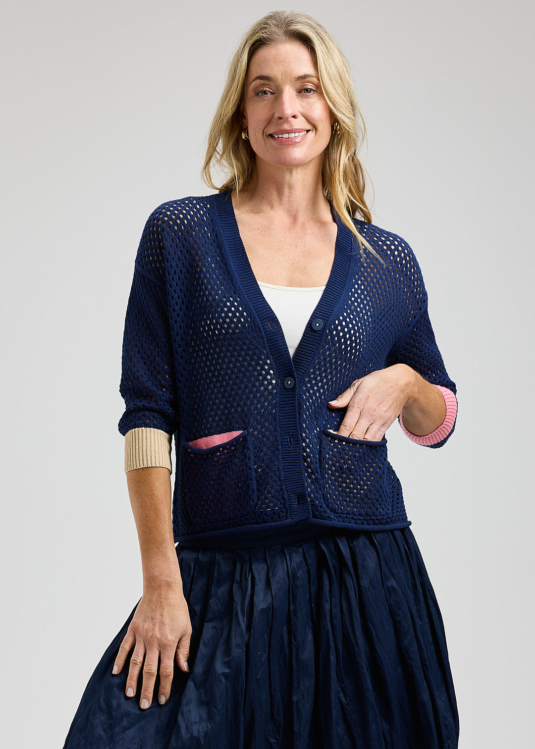 Holey Pocket Cardi
