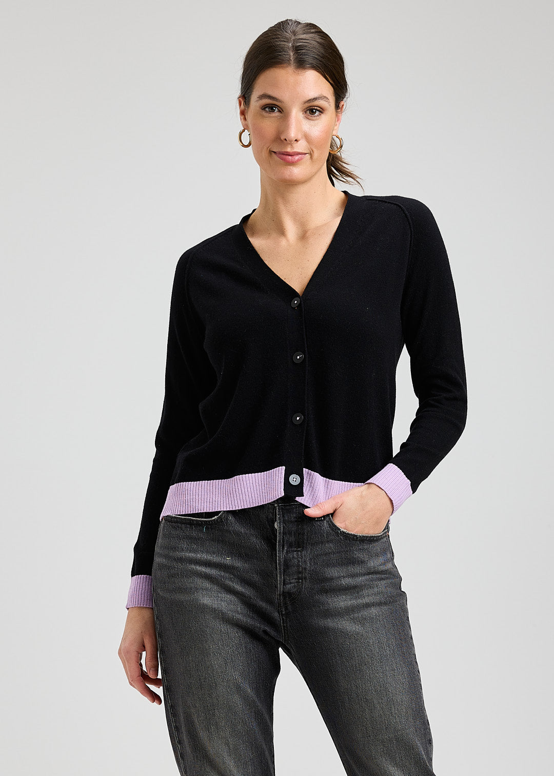 Essential Vee Cardi