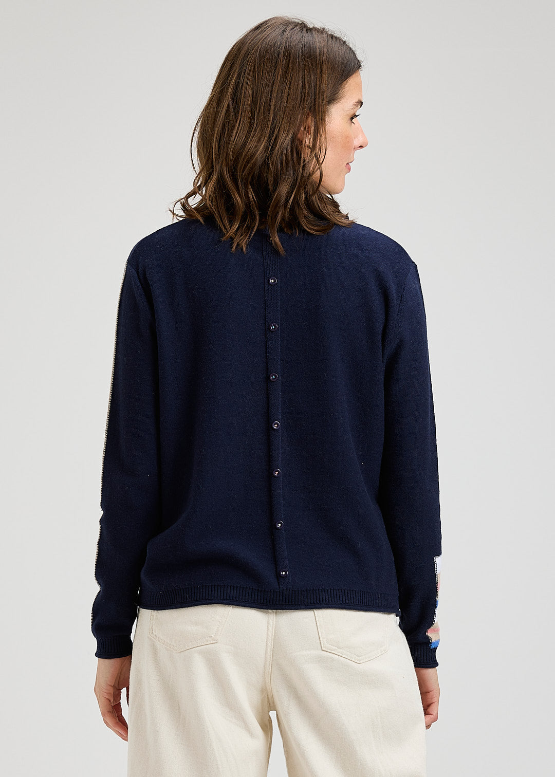 Roll Trim Sweater