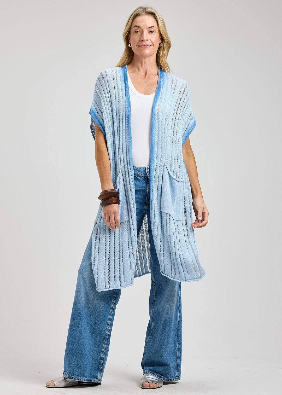Dyed Finish Cardi