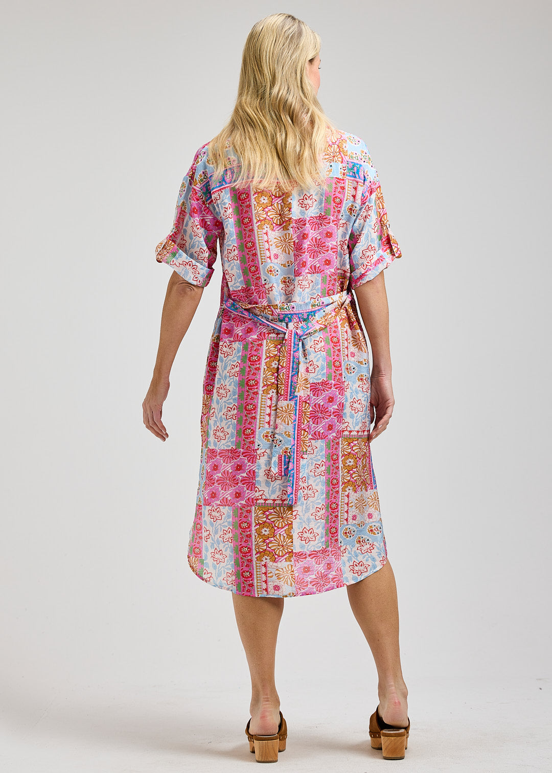 Print Shirt Dress