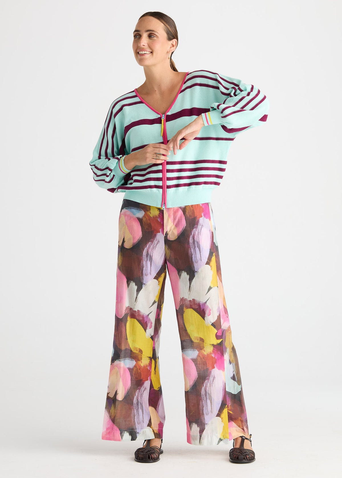 Statement Zip Cardi