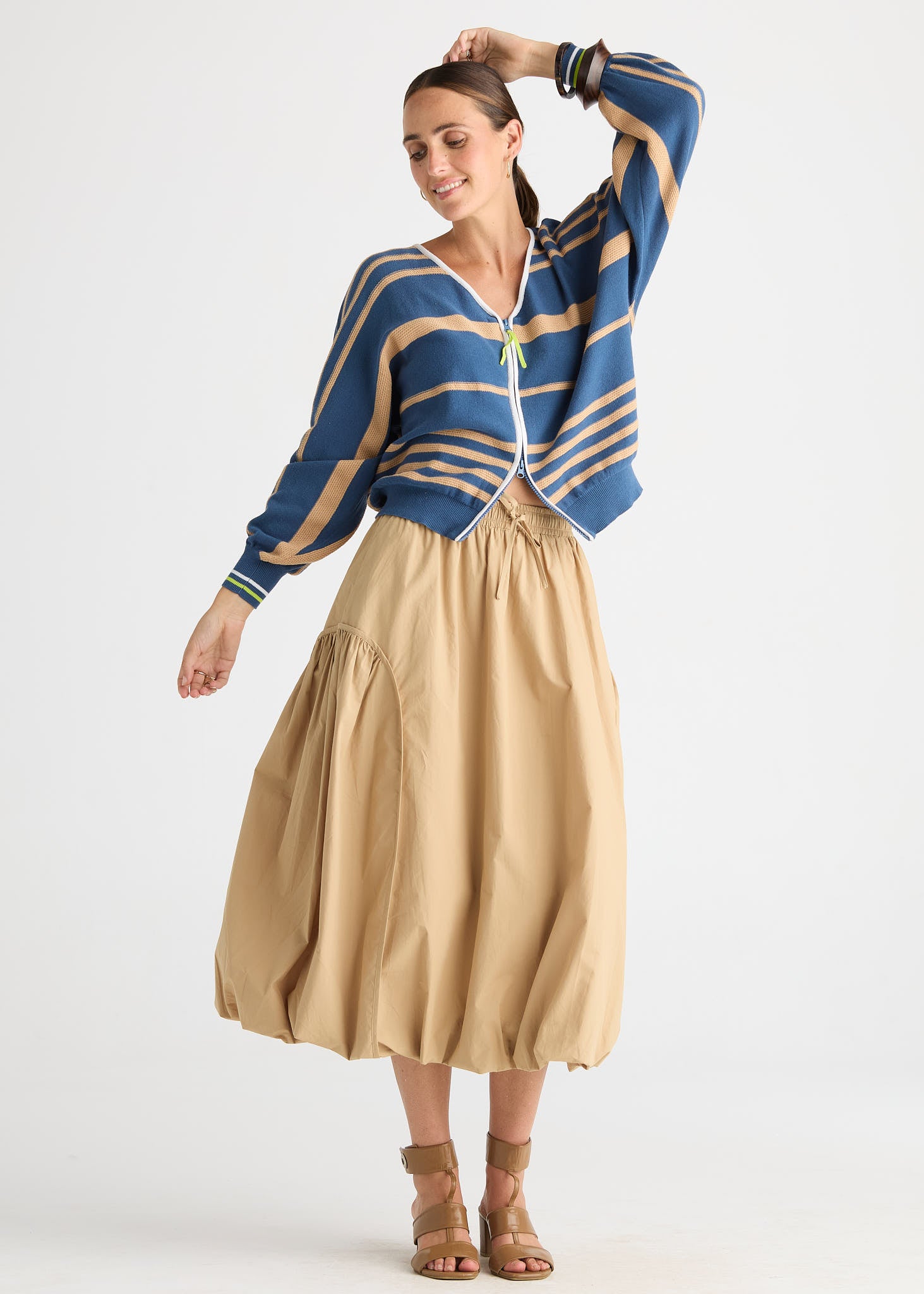 Statement Zip Cardi