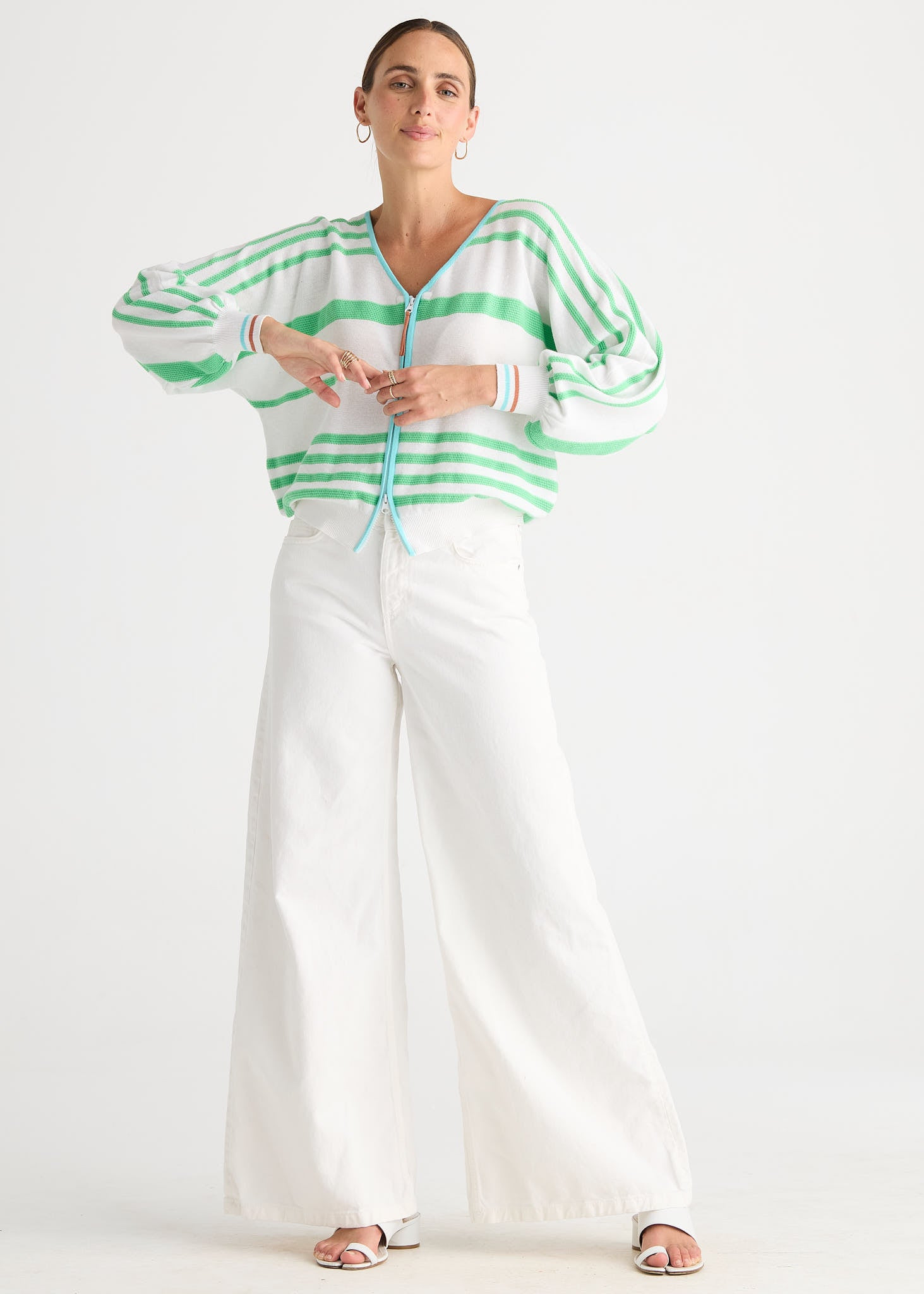 Statement Zip Cardi