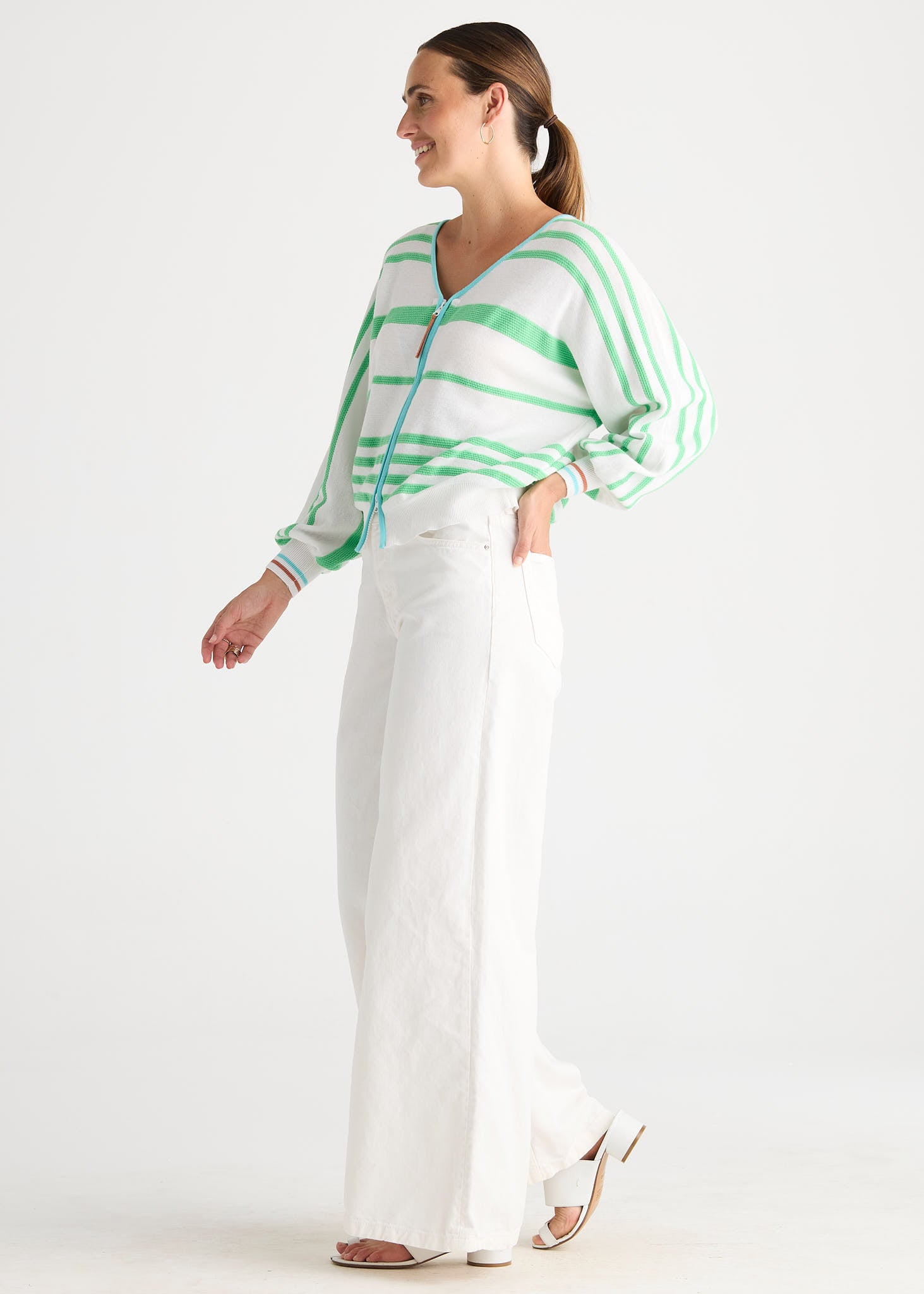 Statement Zip Cardi