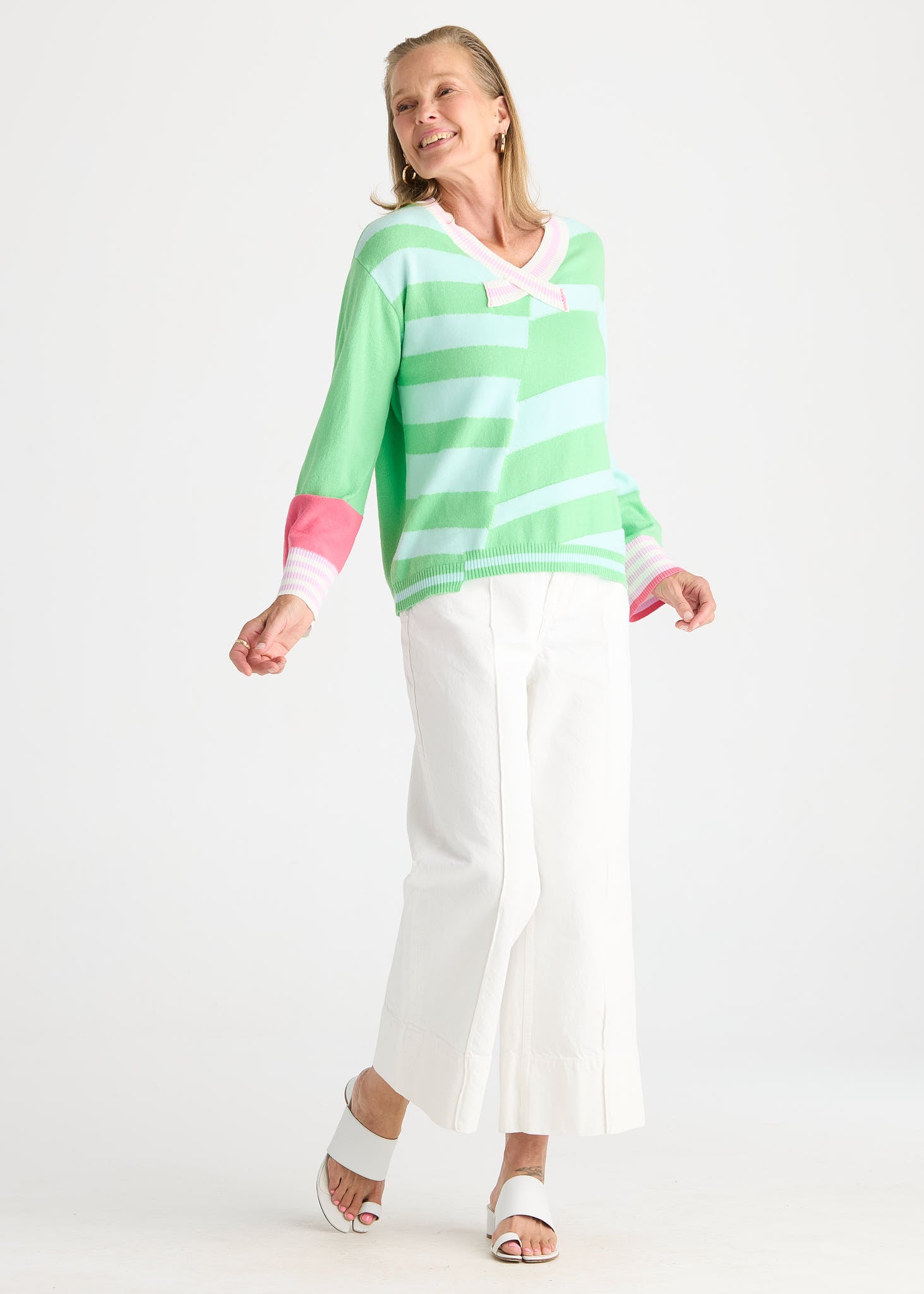 Crazy Stripe Vee