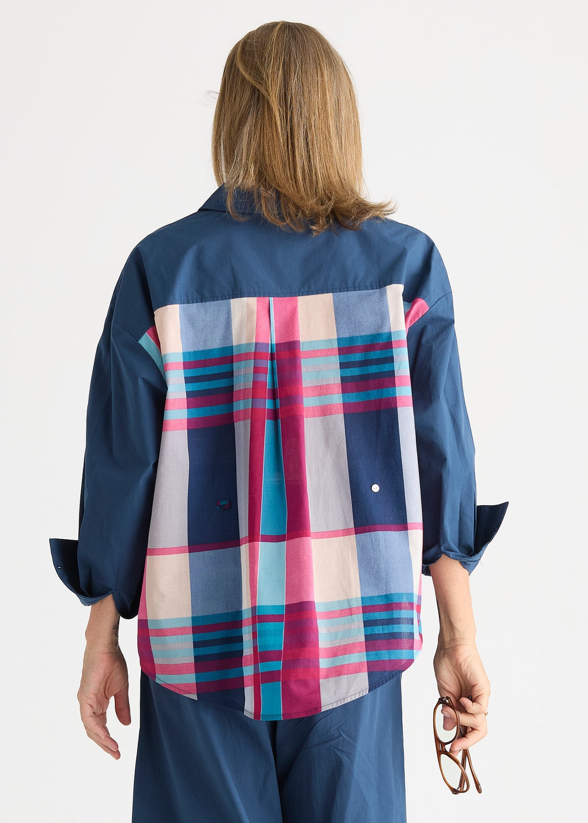 Checked Back Shirt