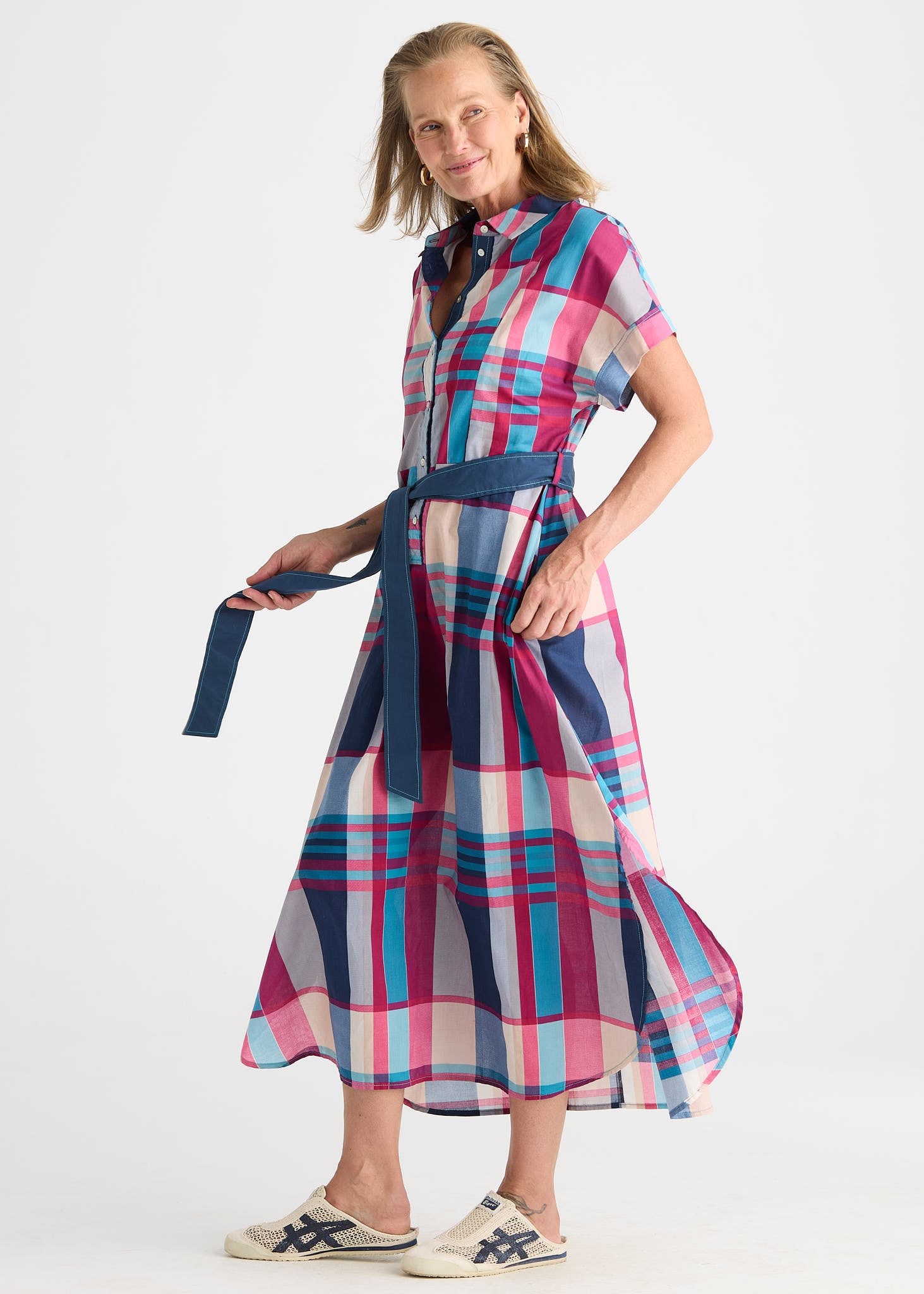 Checked Dress