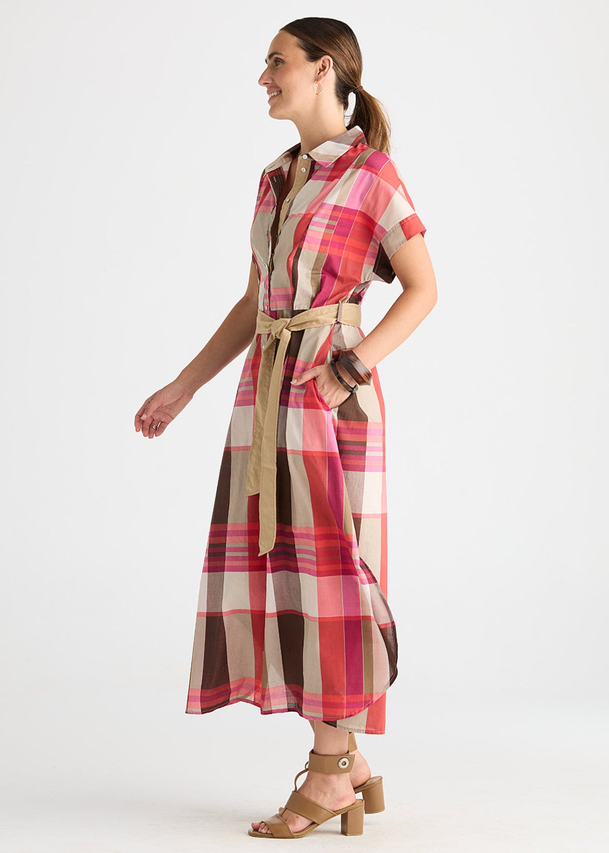 Checked Dress