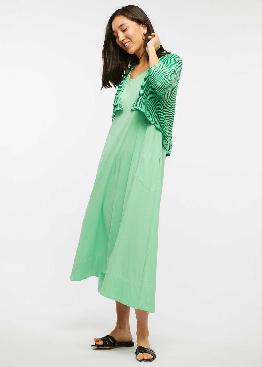 Variegated Striped Shrug