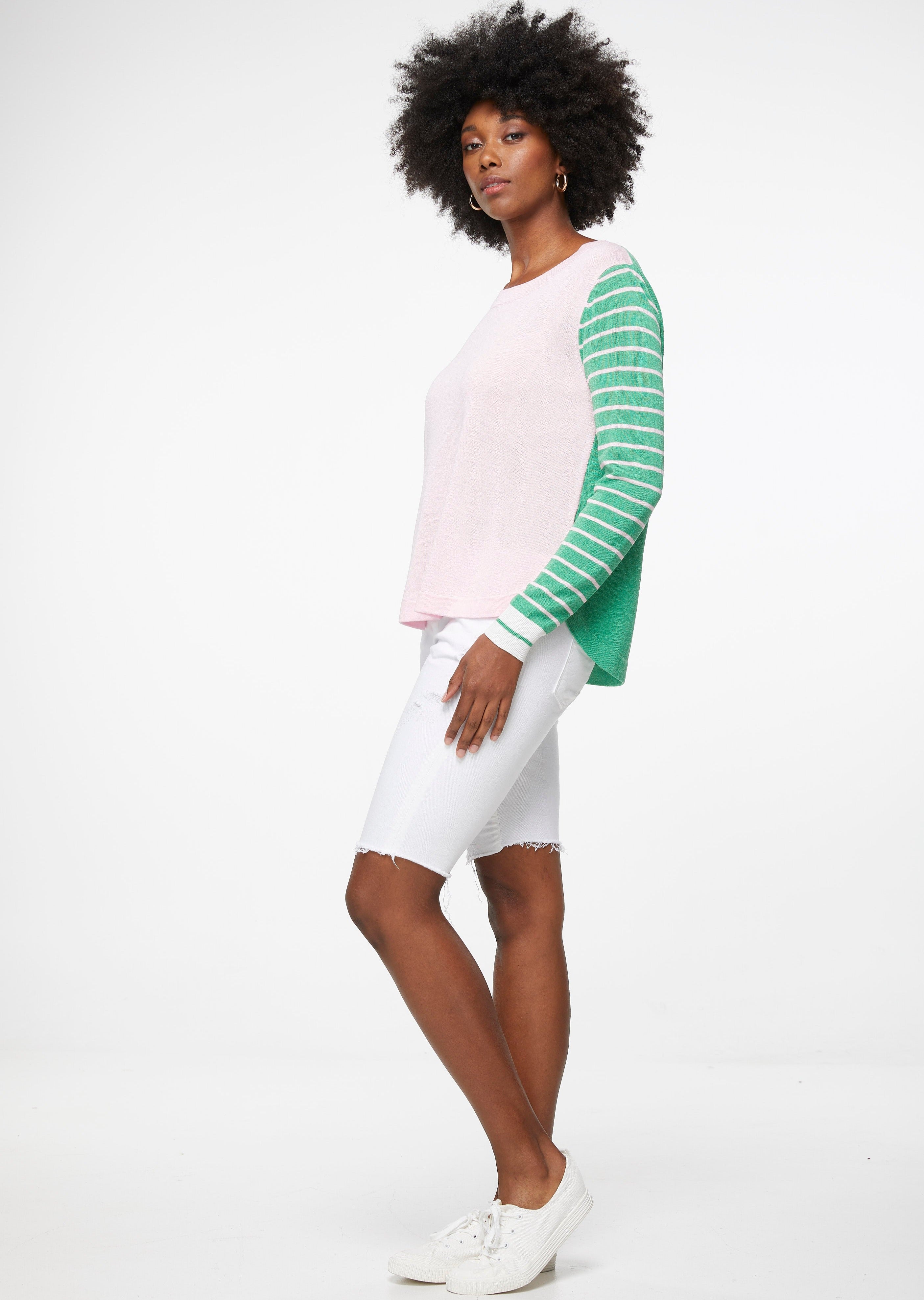 Stripe Sleeve Jumper