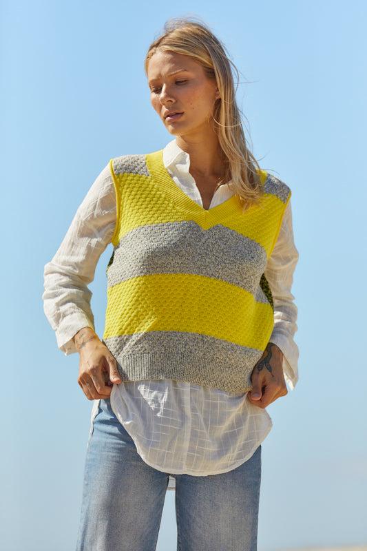 Block Colour Vest