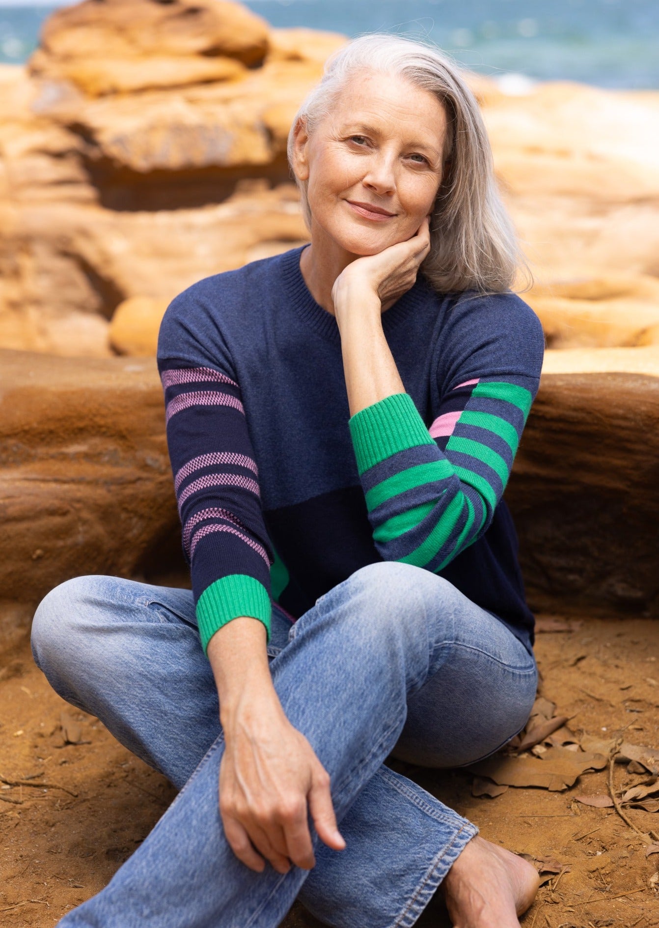 Eclectic Intarsia Jumper