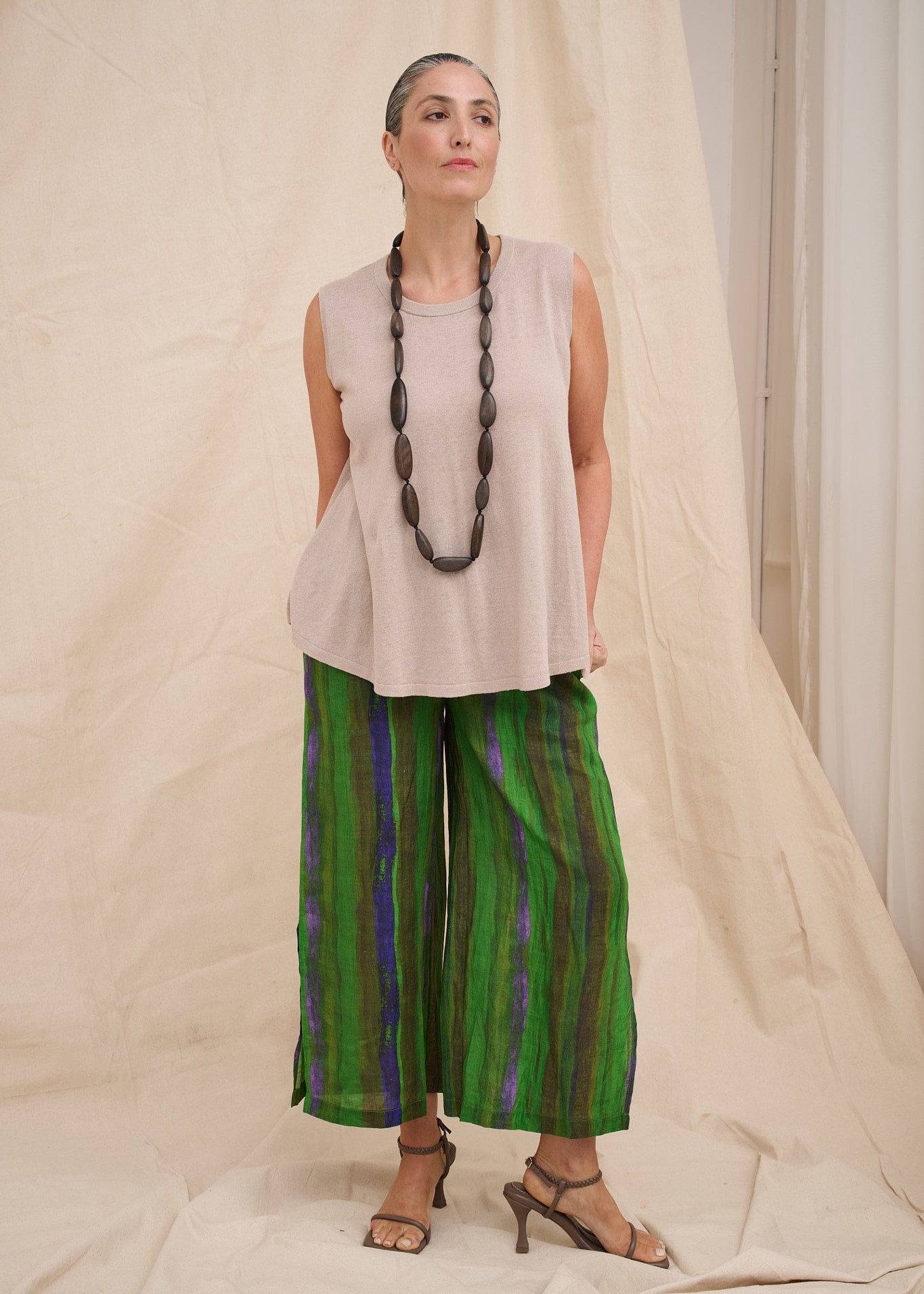 Linen A-Line Top