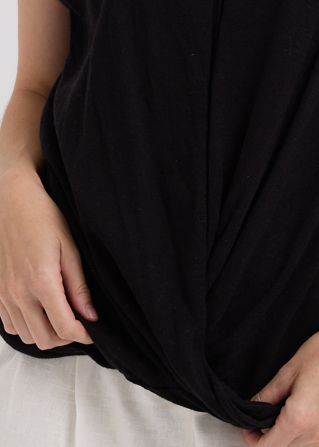 Linen Drape Top
