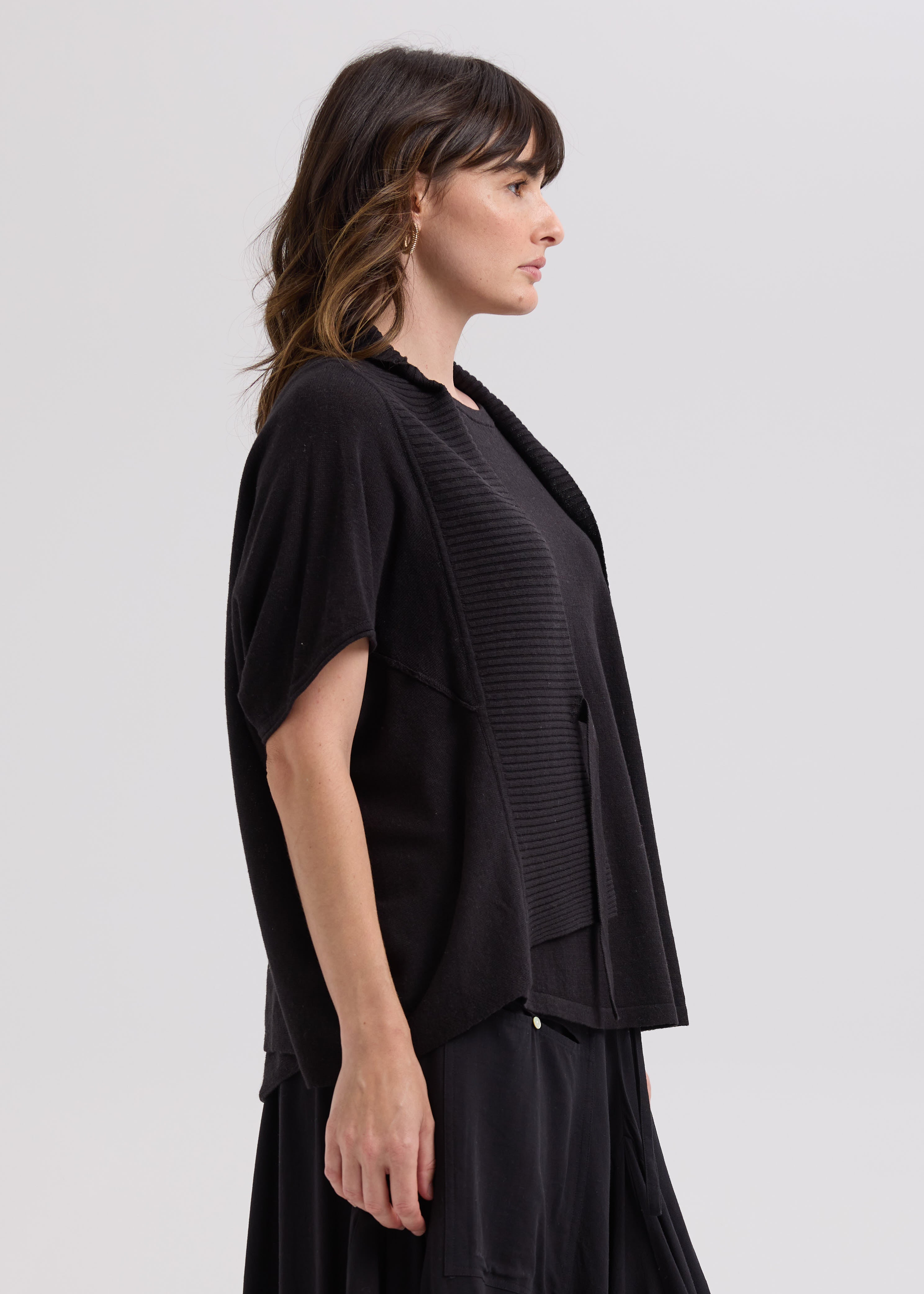 Linen Tie Cardi