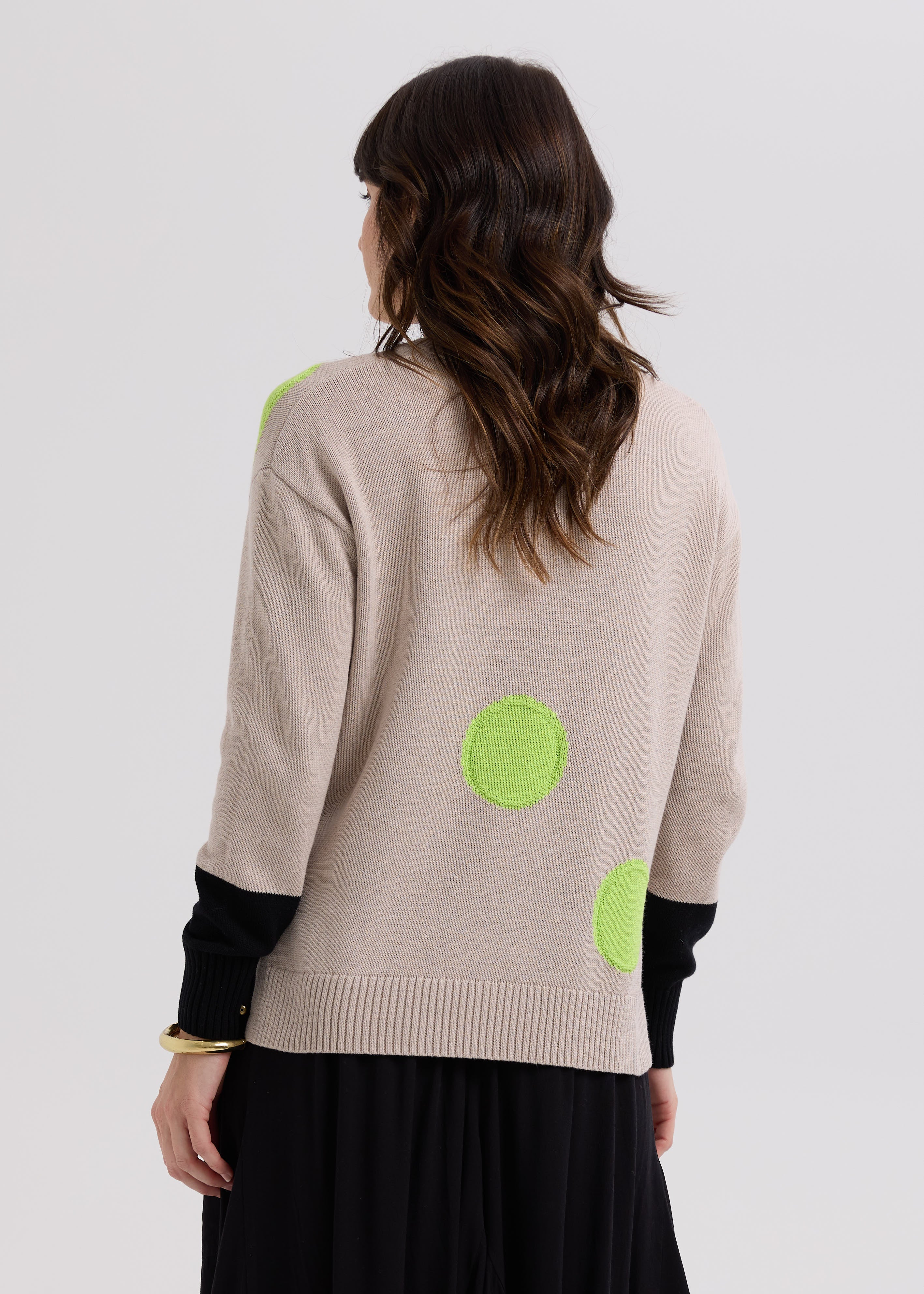 Spots Intarsia Jumper