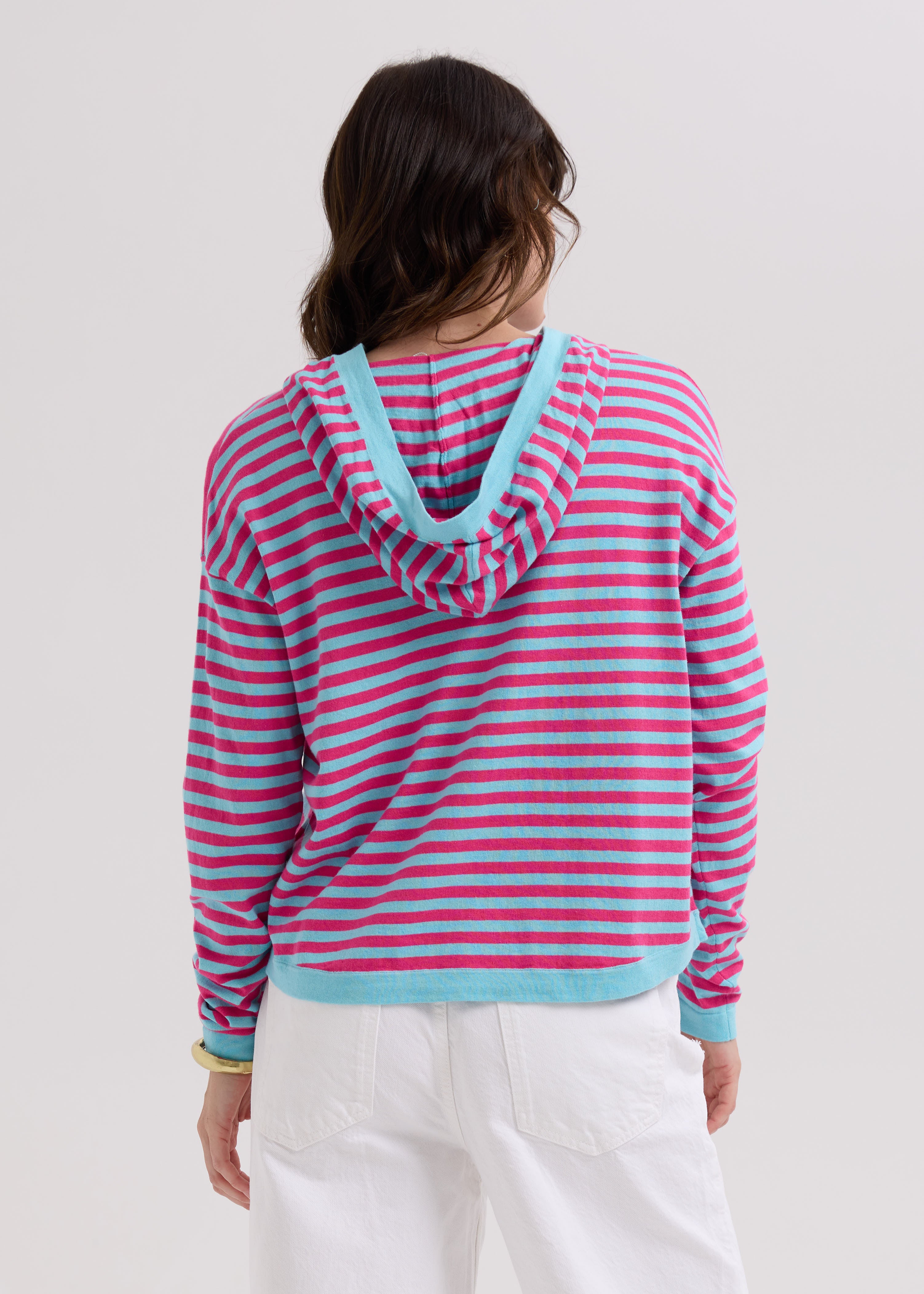 Multi Stripe Hoodie