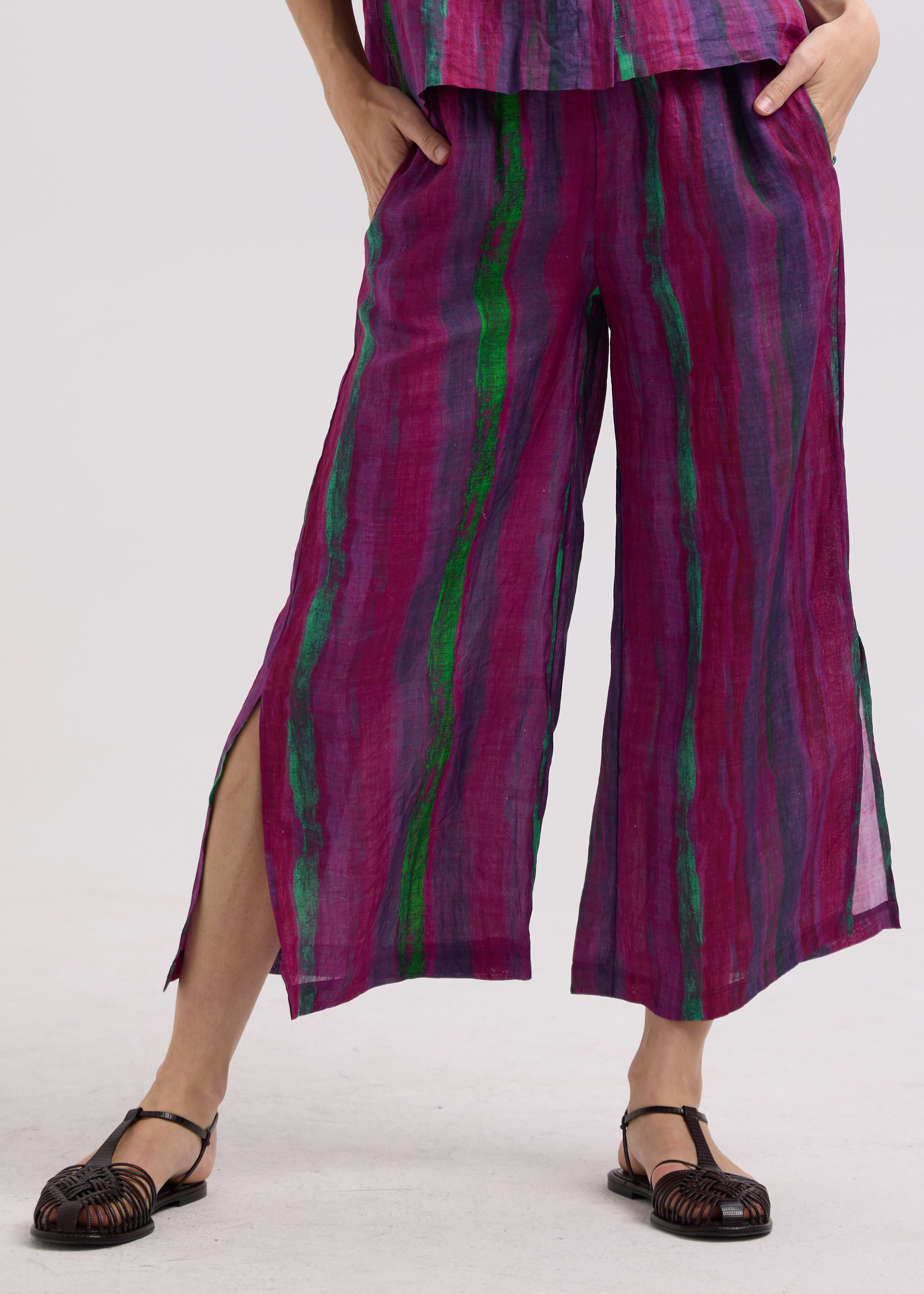 Painted Linen Pant