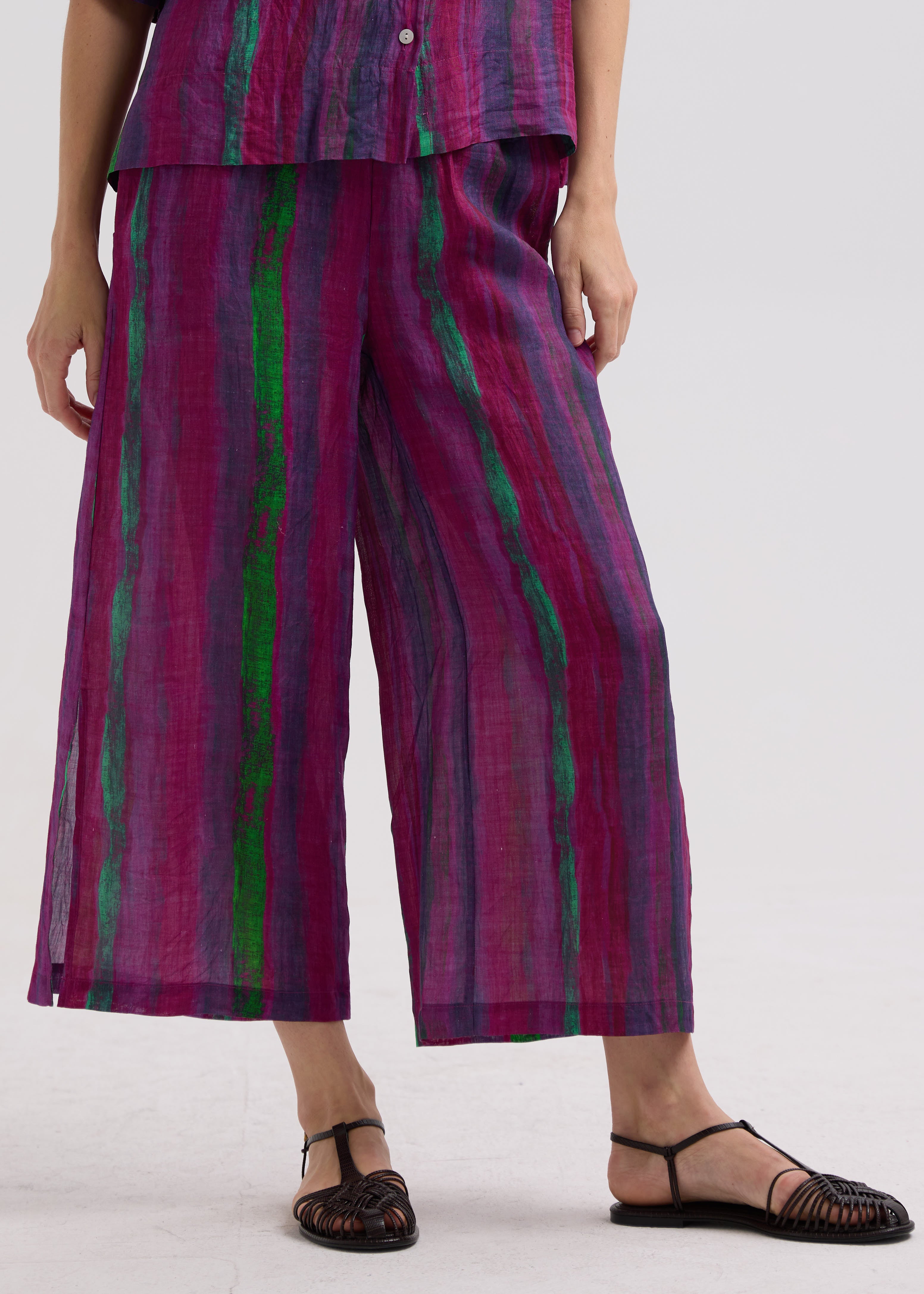 Painted Linen Pant