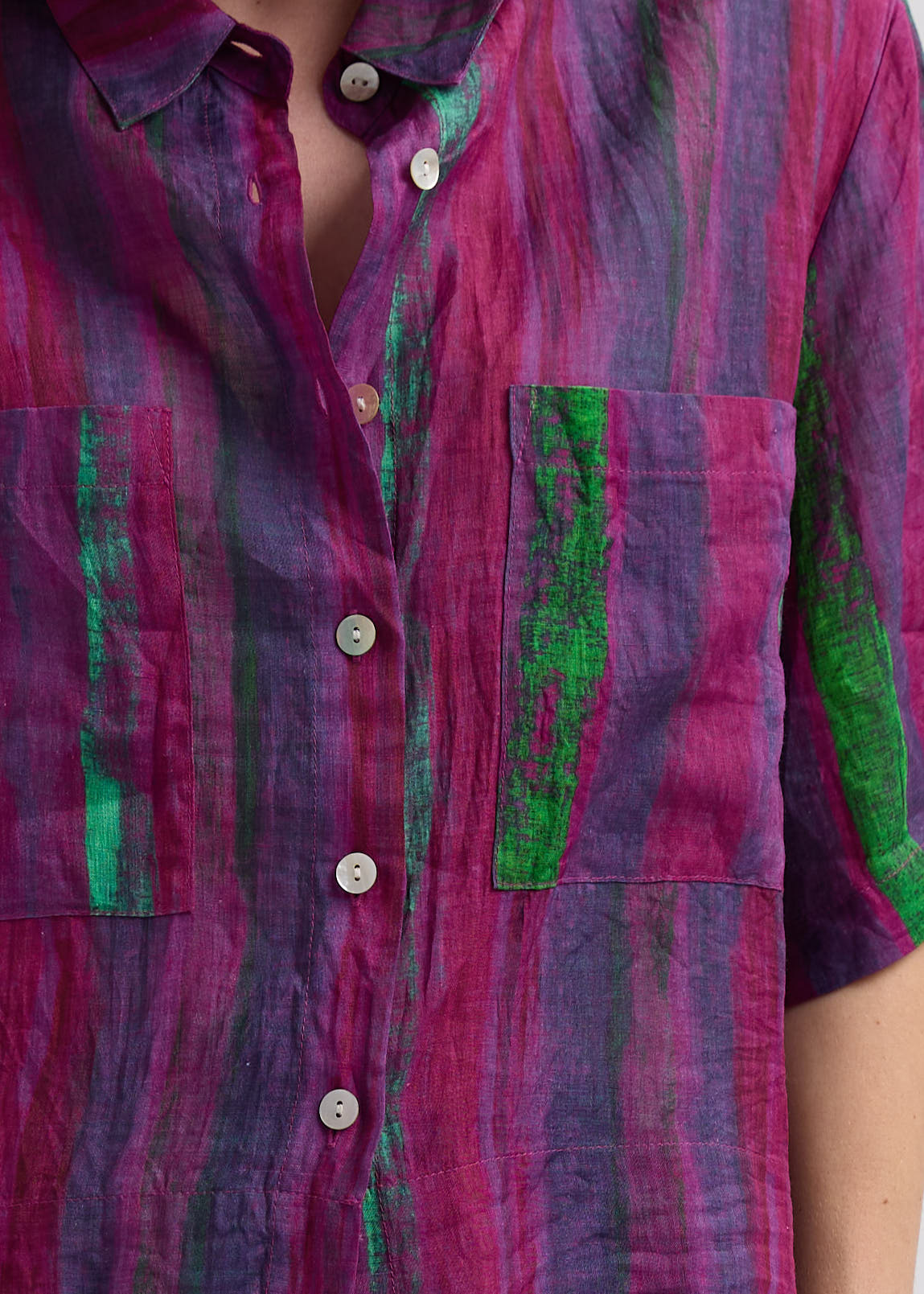 Painted Linen Shirt