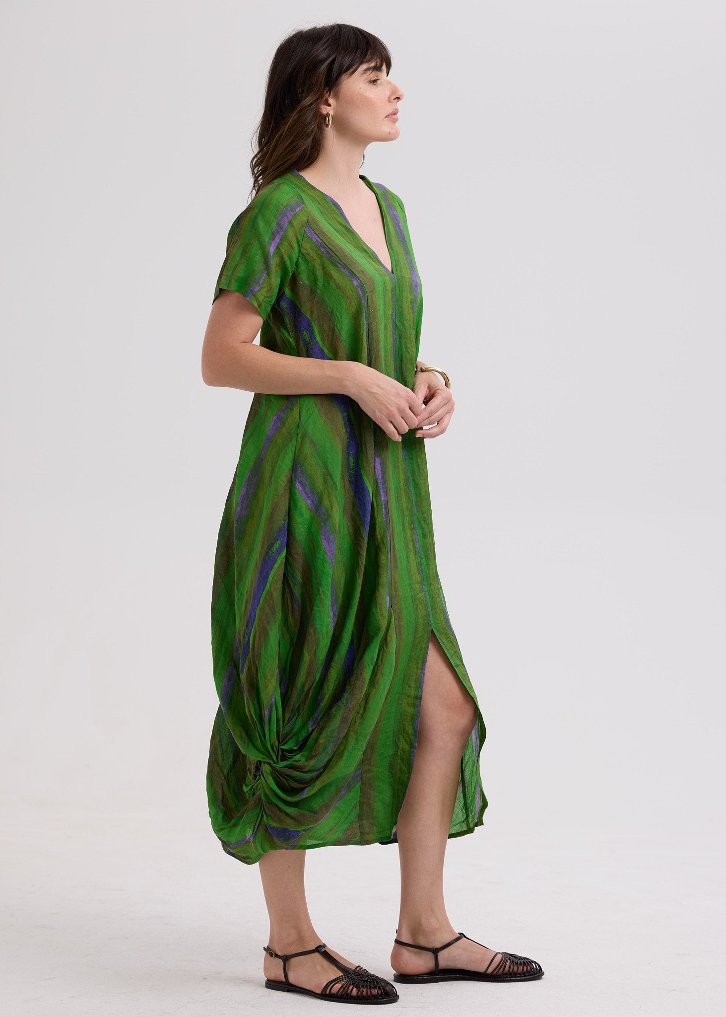 Painted Linen Dress
