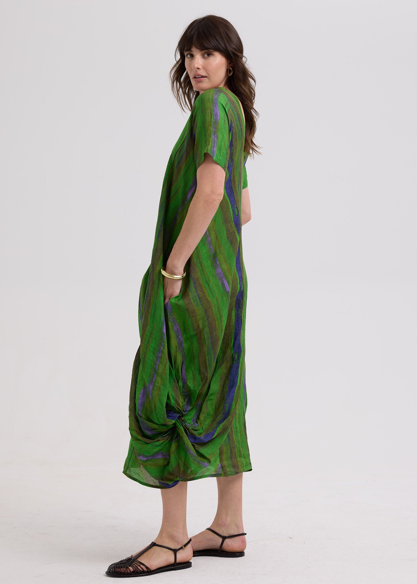 Painted Linen Dress