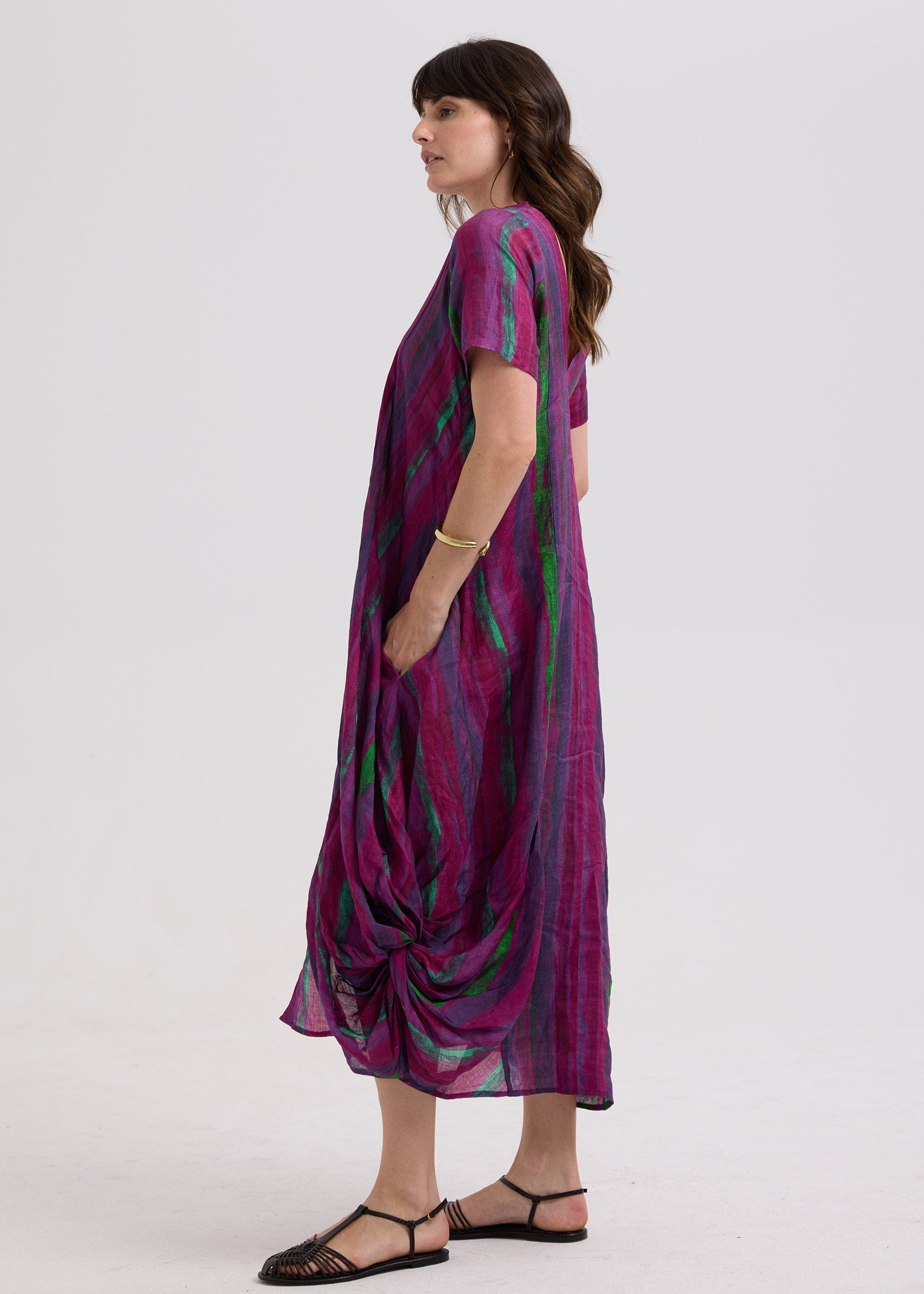 Painted Linen Dress