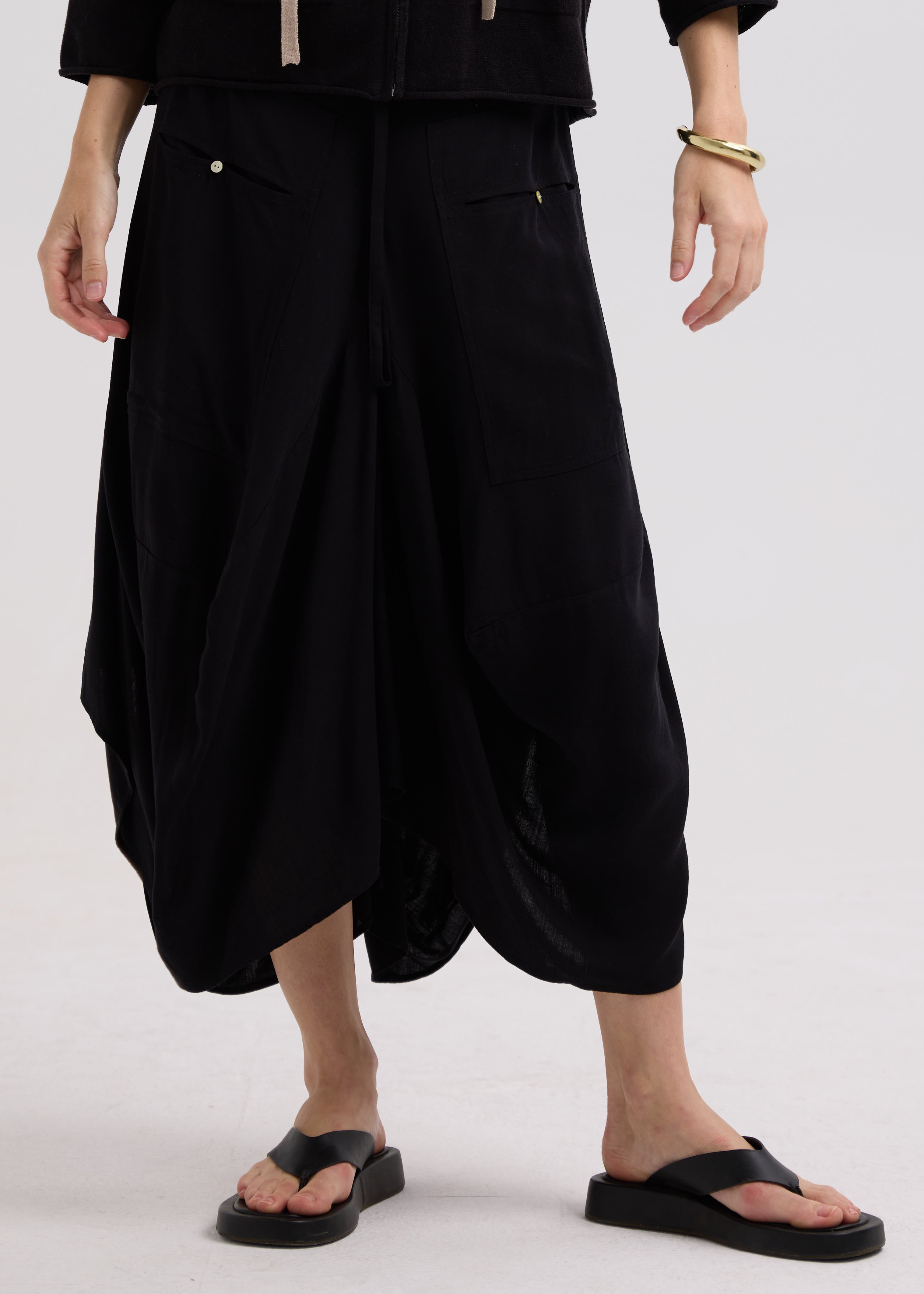 Drape Bottom Skirt
