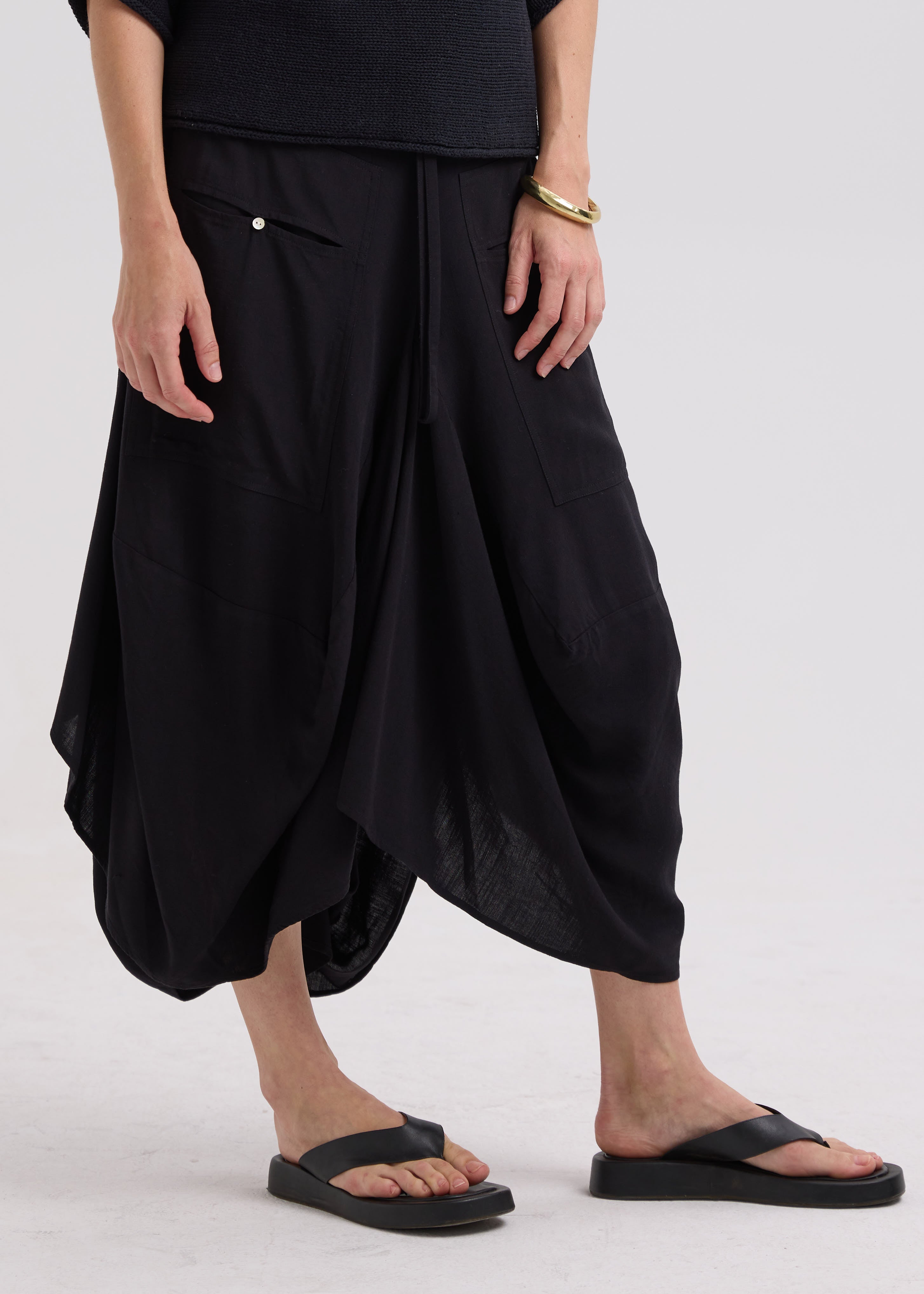 Drape Bottom Skirt