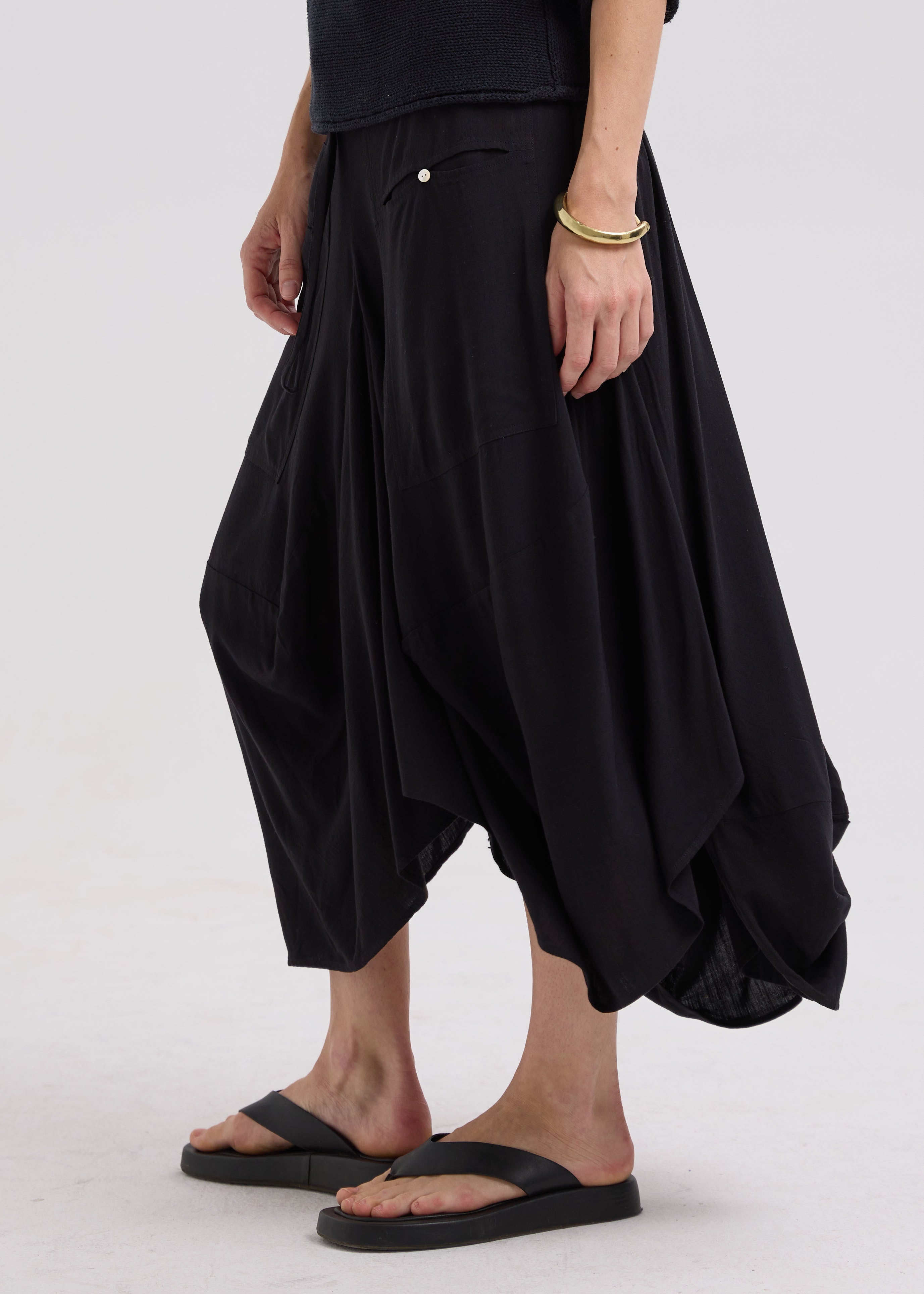 Drape Bottom Skirt