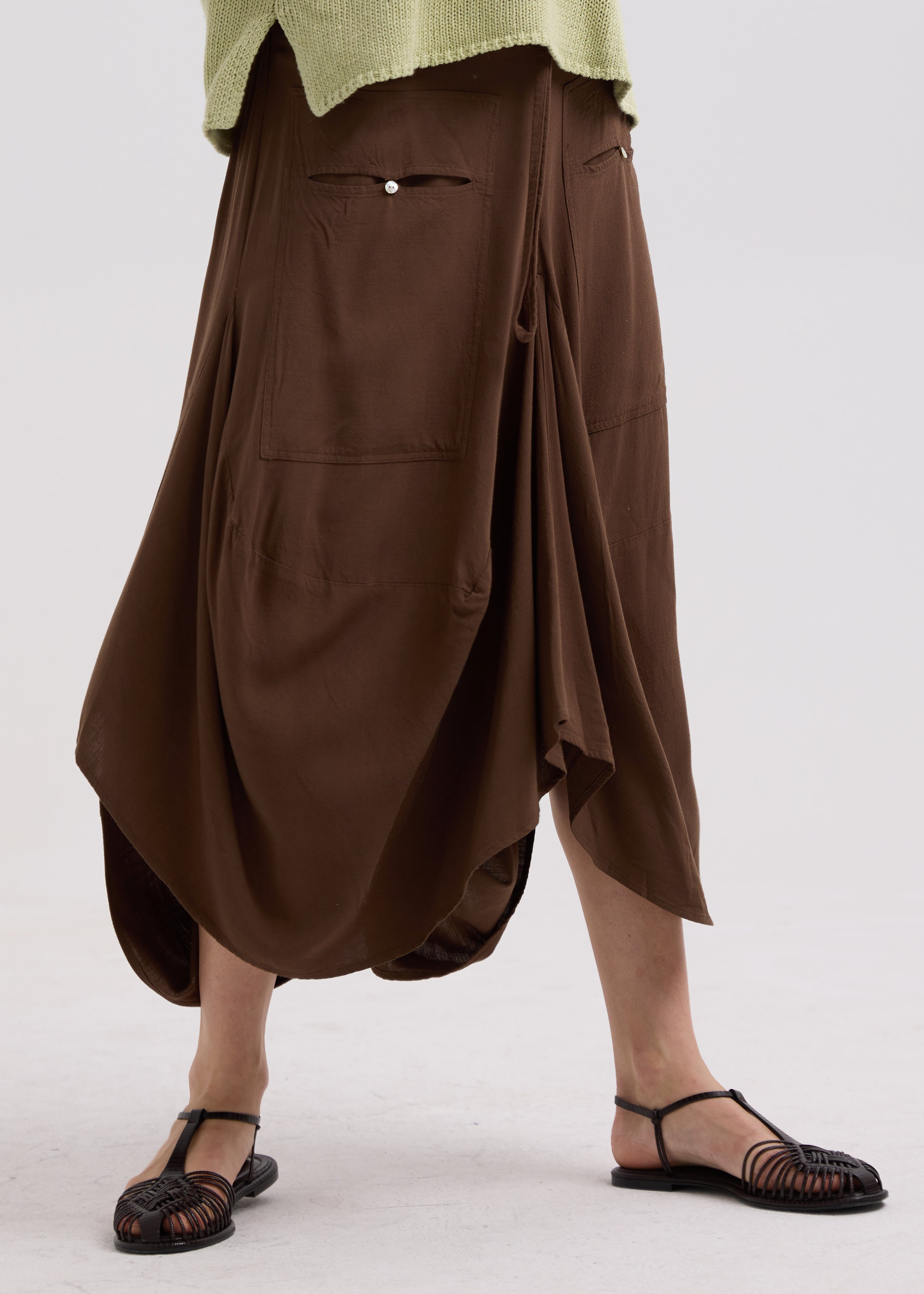 Drape Bottom Skirt