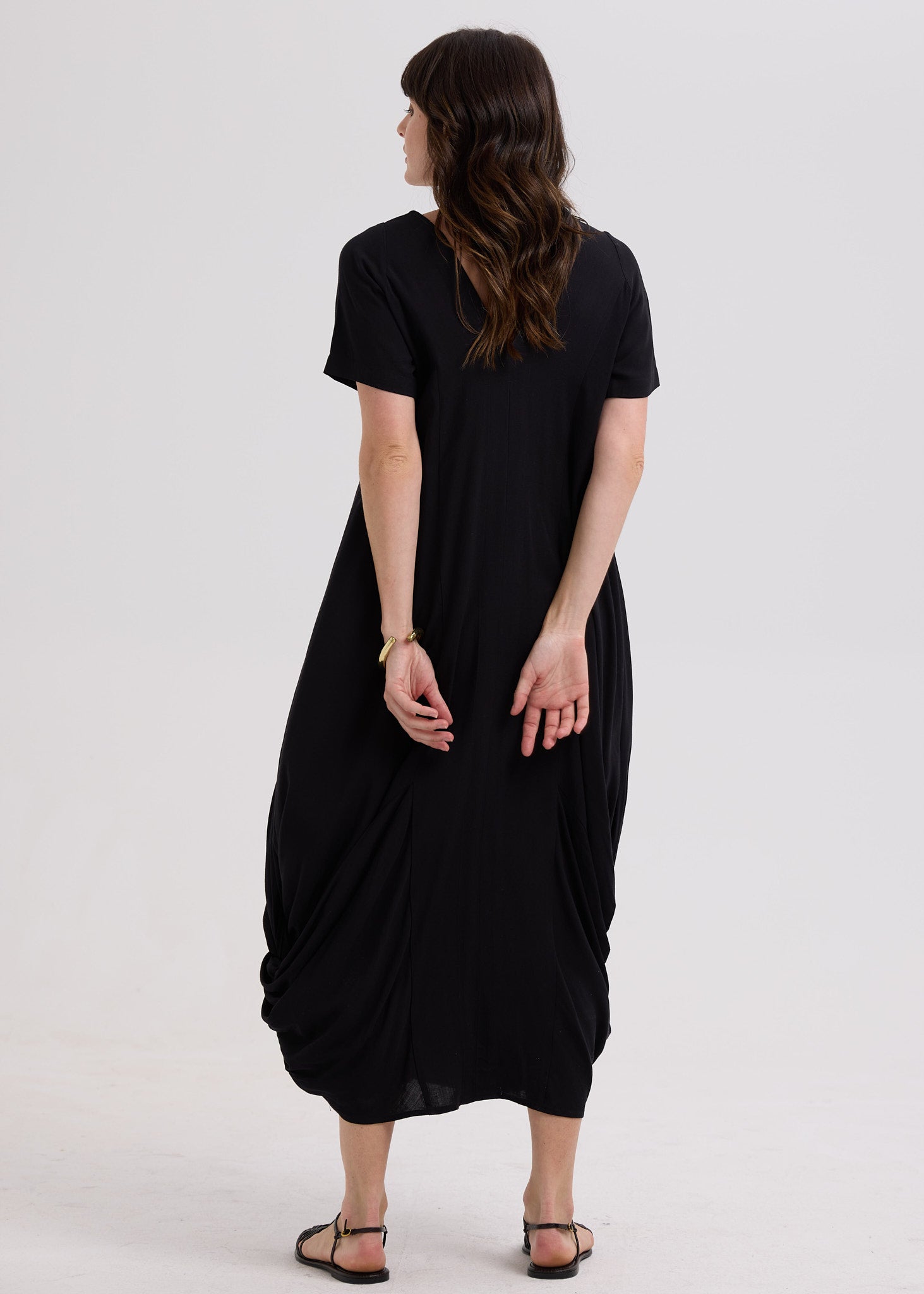 Drape Bottom Dress