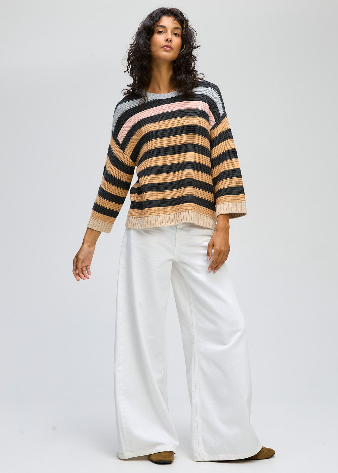 Chunky Stripe Crew