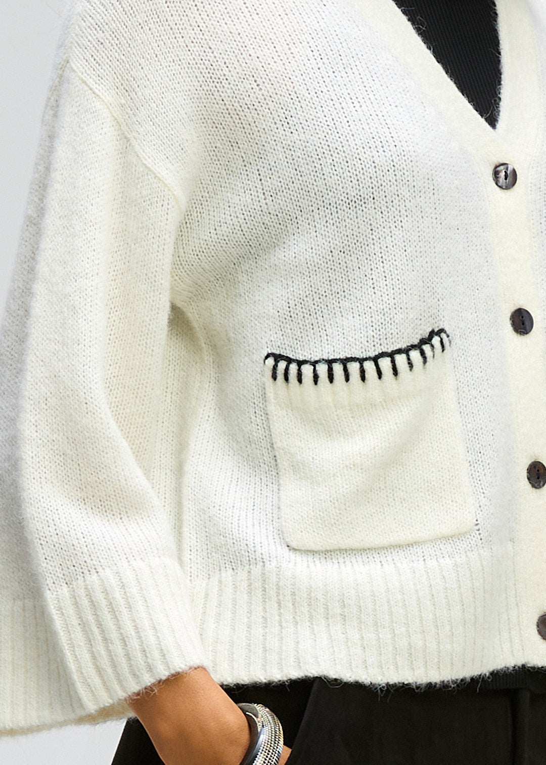 Boxy Detail Cardi