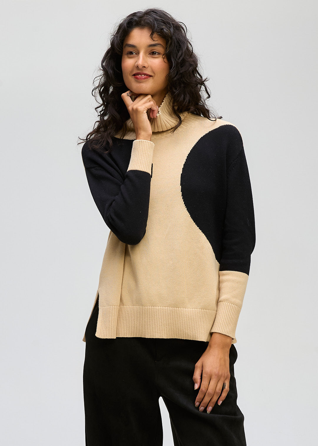 Spot On Roll Neck