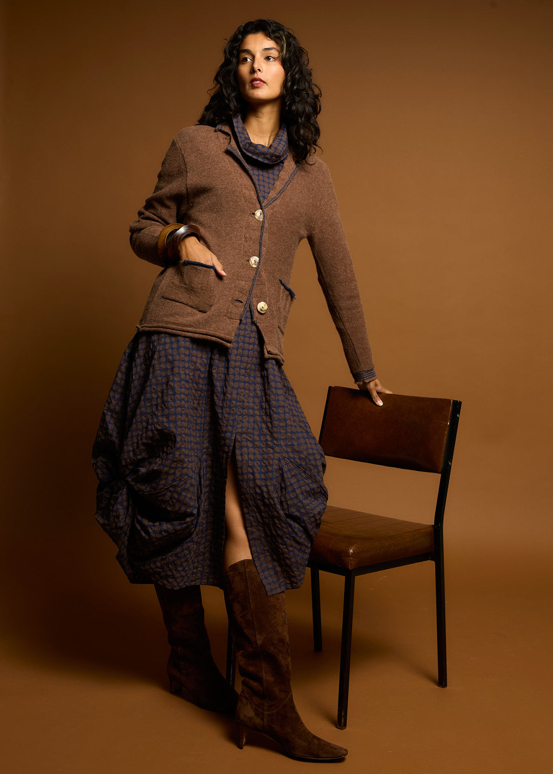 Collared Cardi