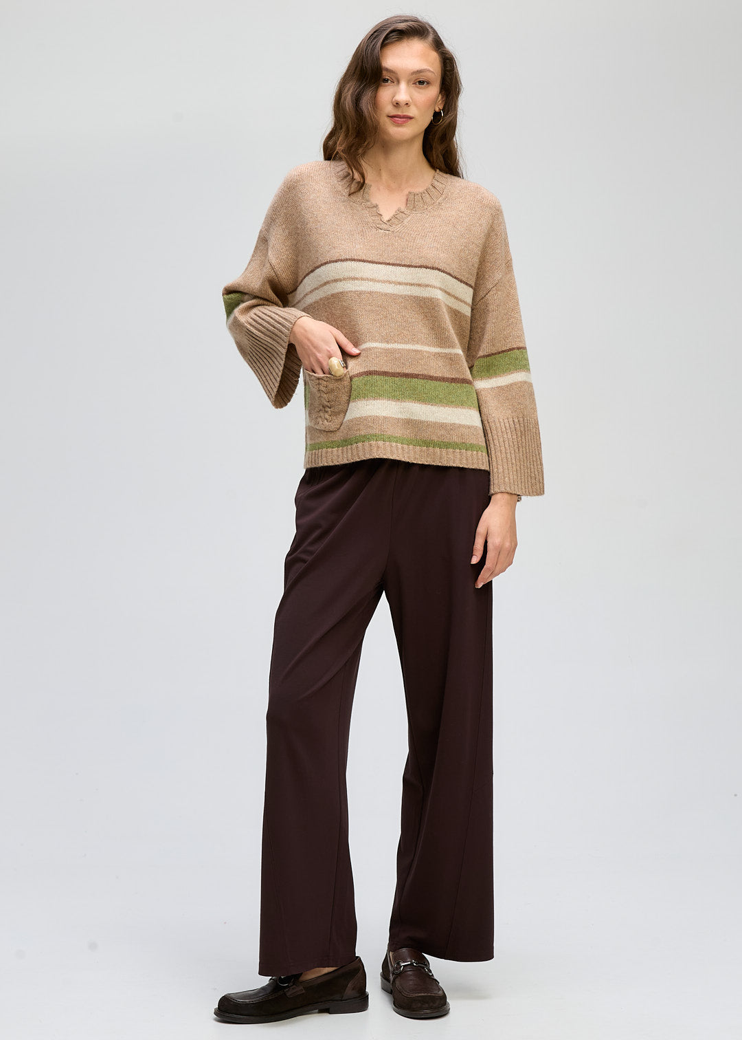 Crop Stripe Jumper