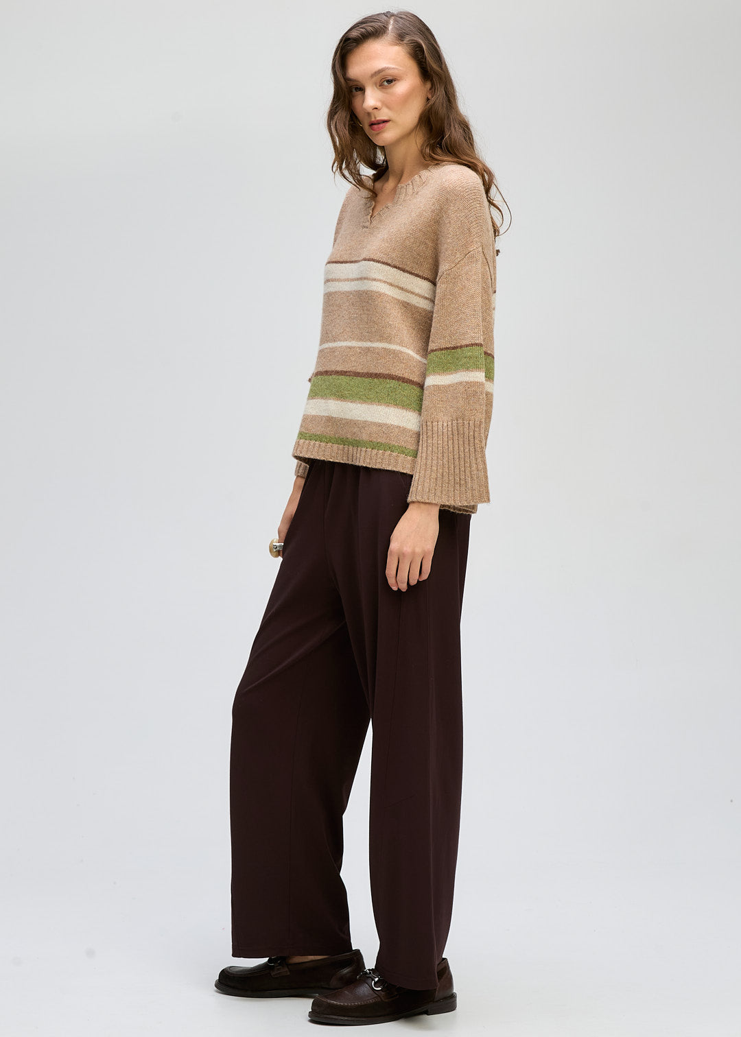 Crop Stripe Jumper