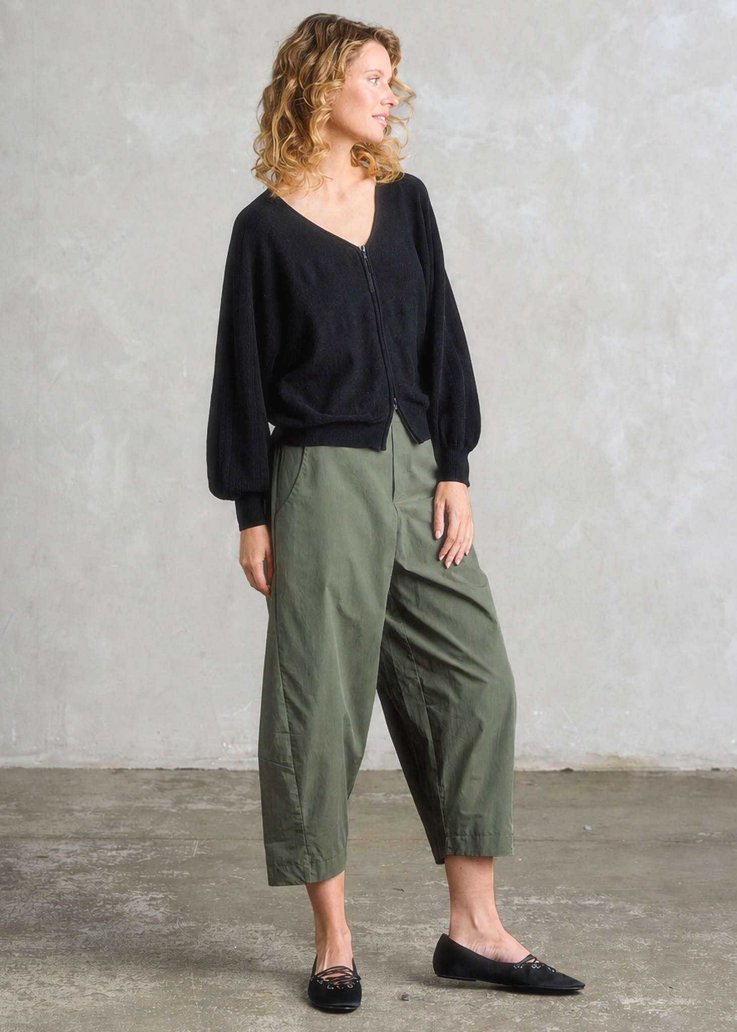 Statement Zip Cardi