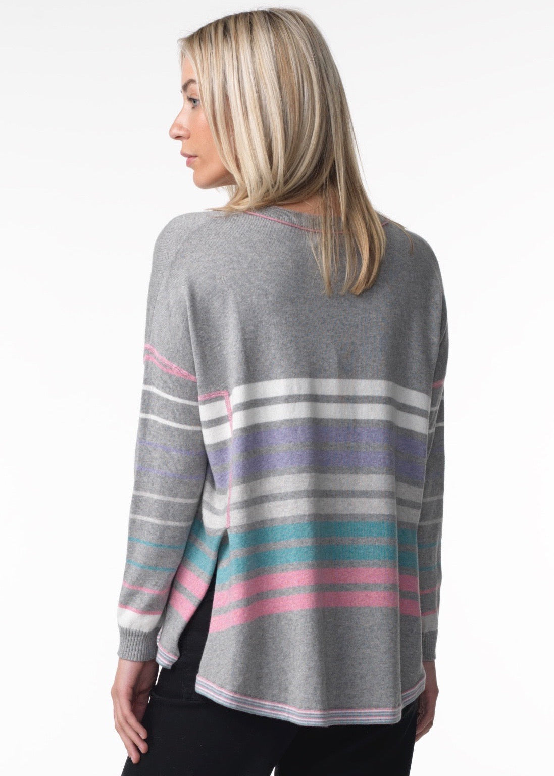 Stripe Boxy Sweater