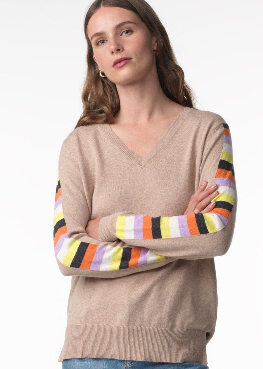 Ladder Sleeve Sweater