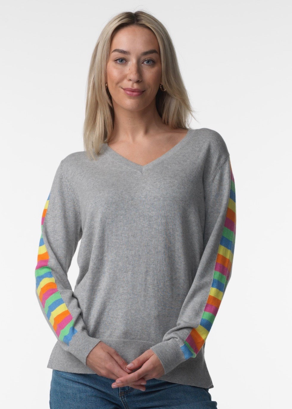 Ladder Sleeve Sweater